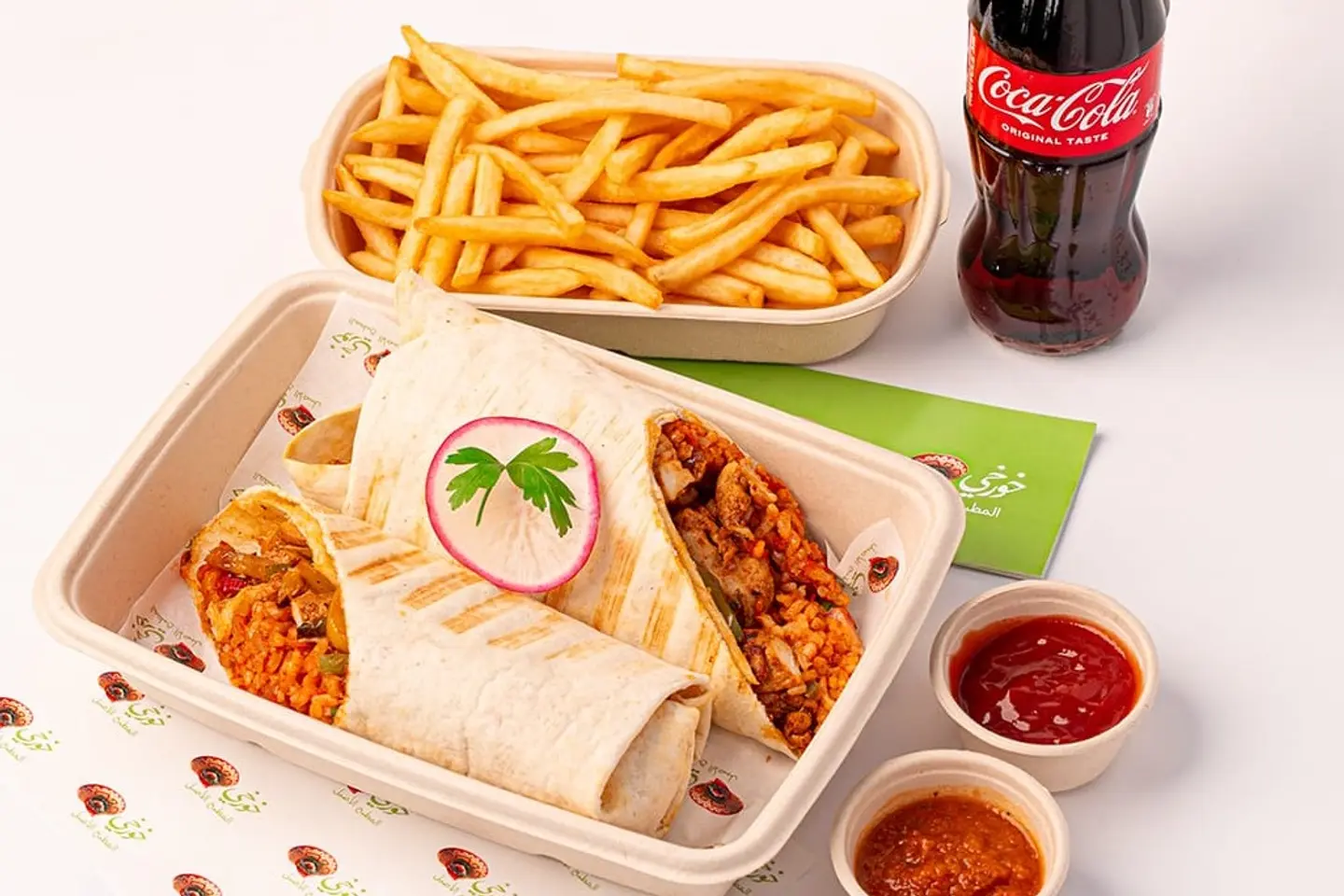 Chicken Fajita Wrap + Fries And Soft Drink
