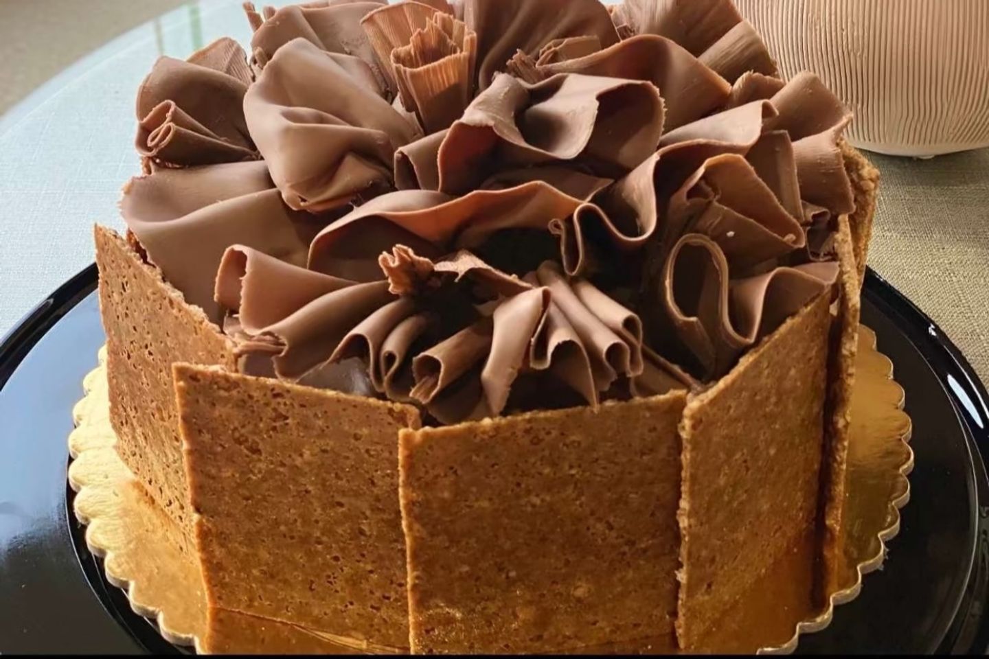 Chocolate Crunch Nut Cake