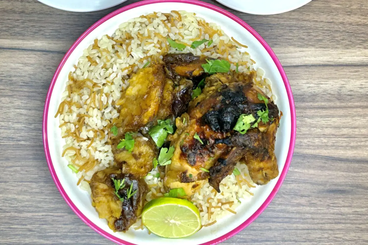 Half Oven Baked Chicken Dish