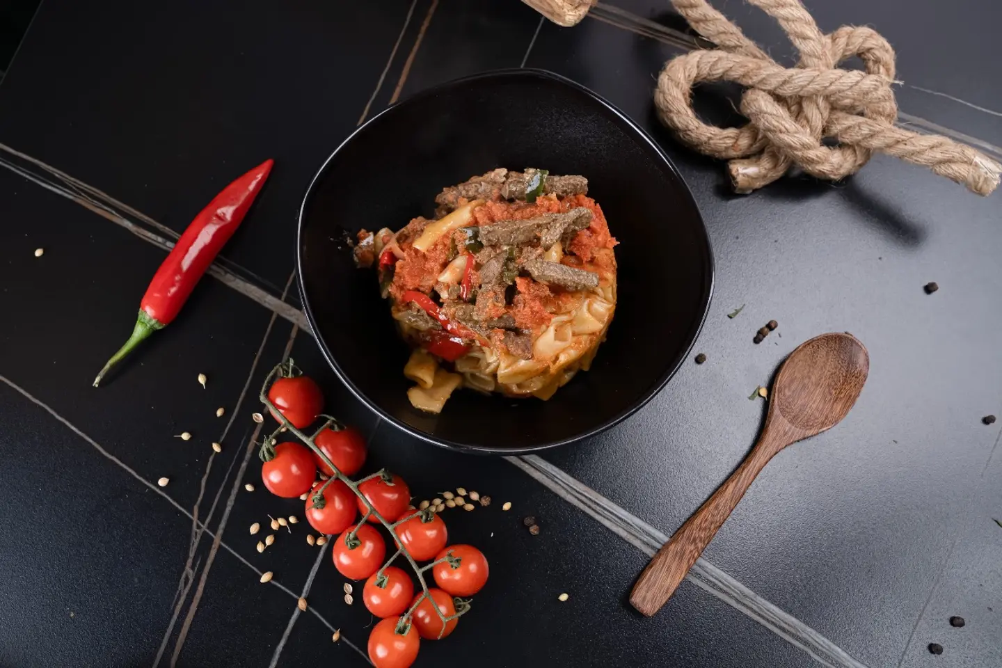 Liver Pasta Tagine