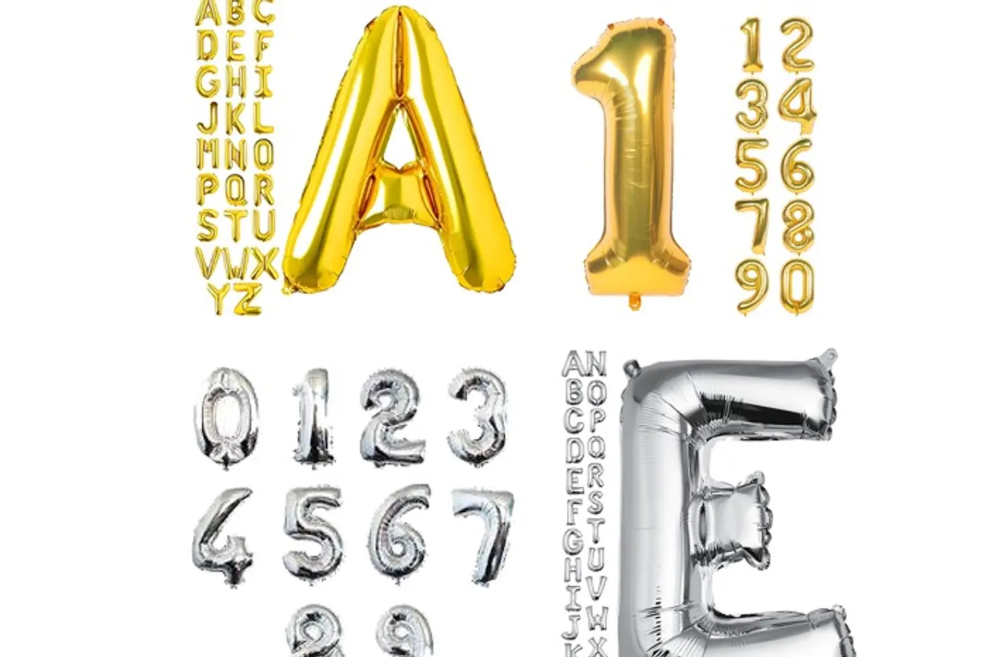 Letters And Numbers Balloon