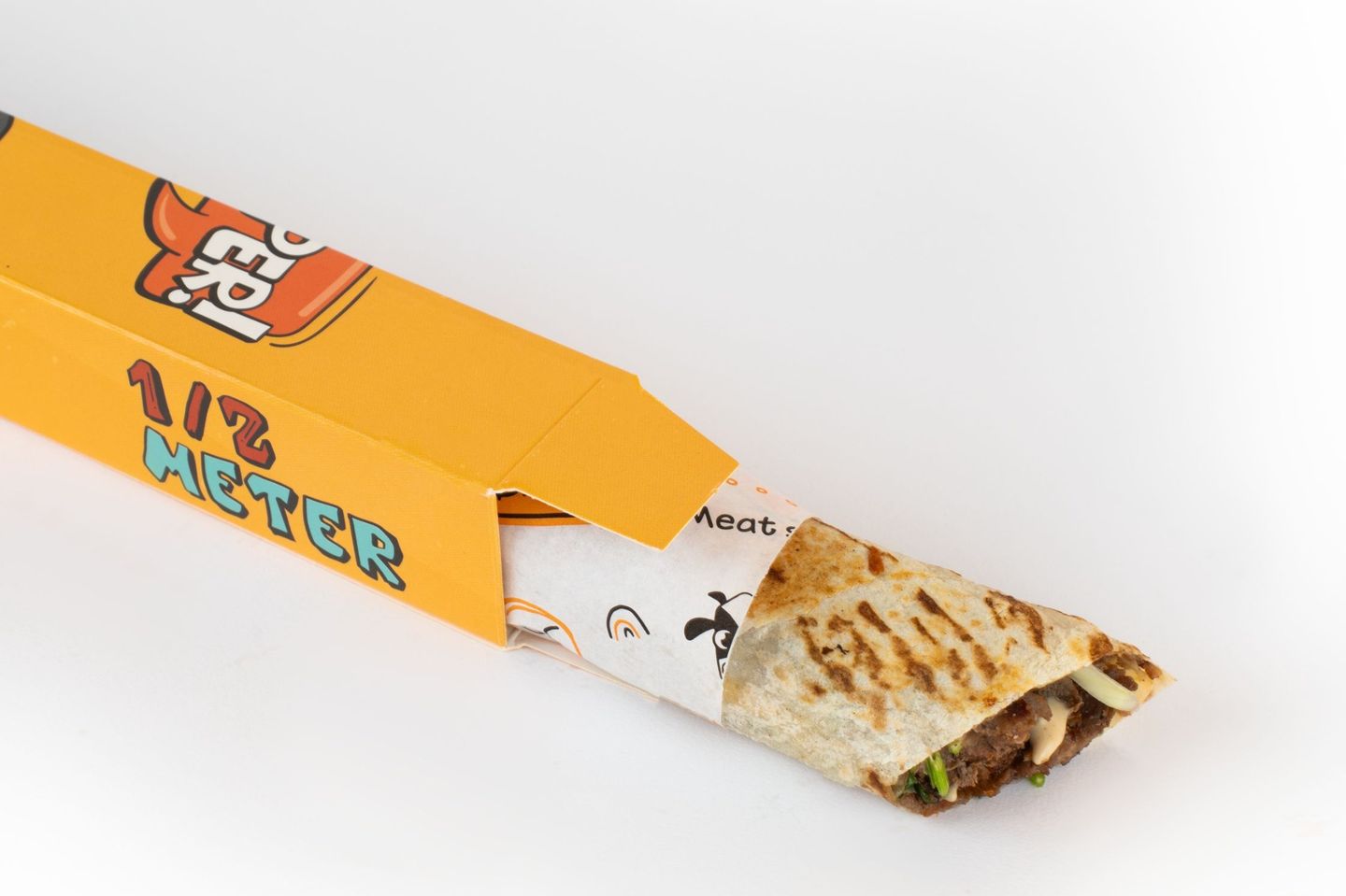 نص متر لحم