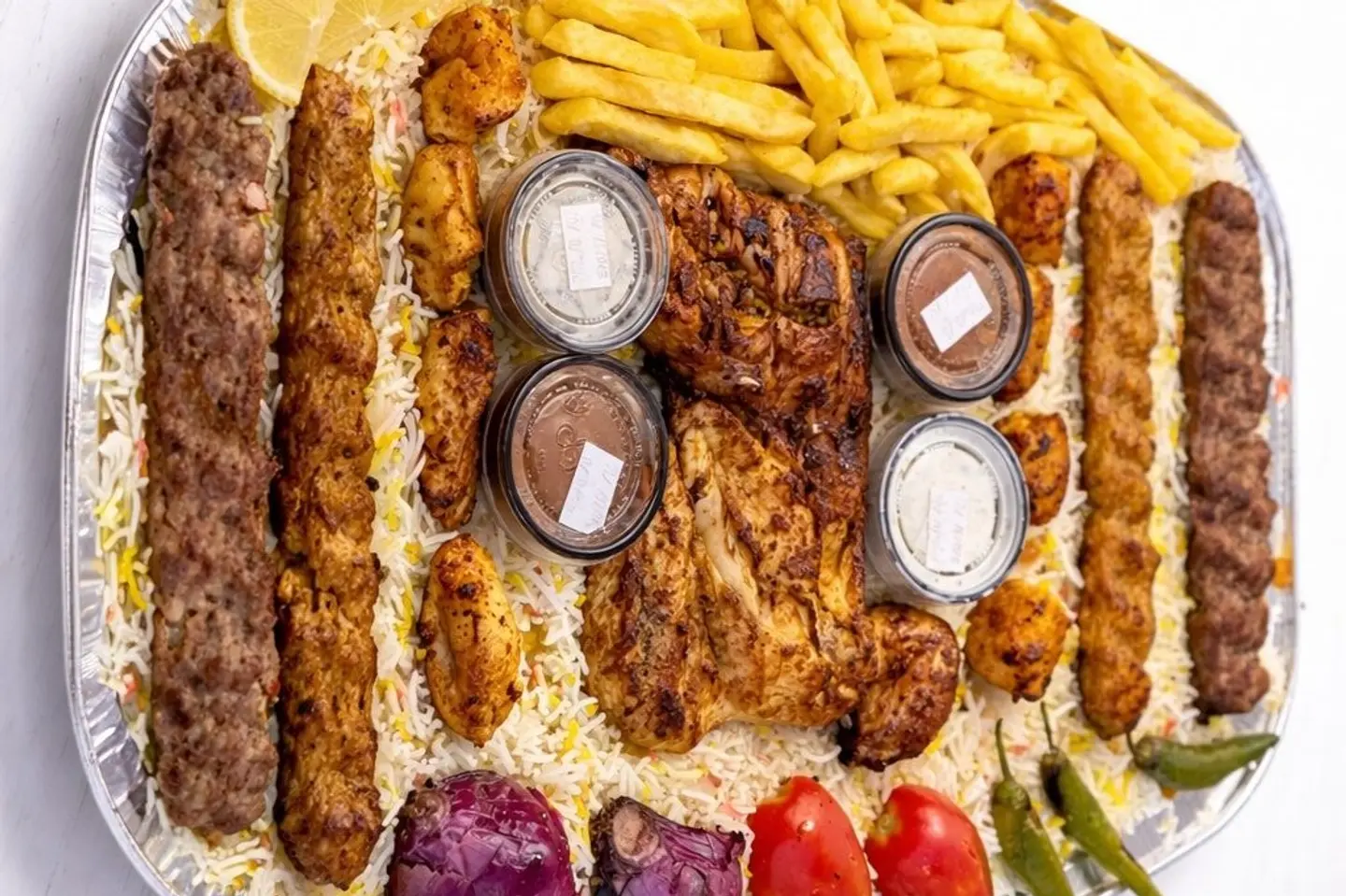 صحن مشوي وسط ٦