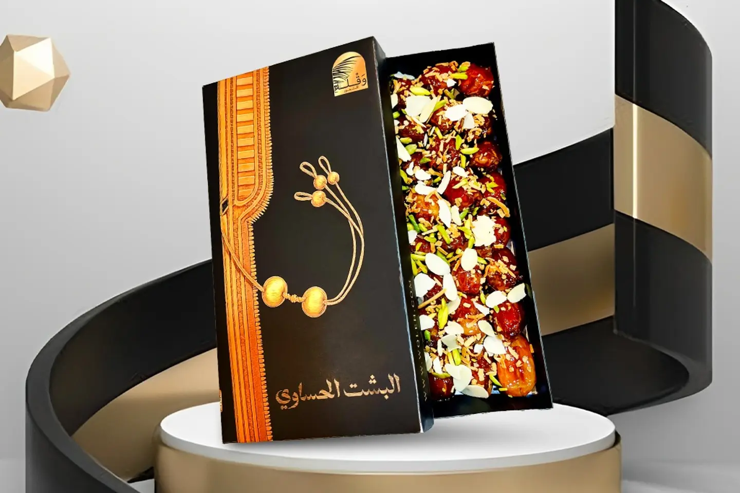 تمر خلاص محشي [ البشت الحساوي ]