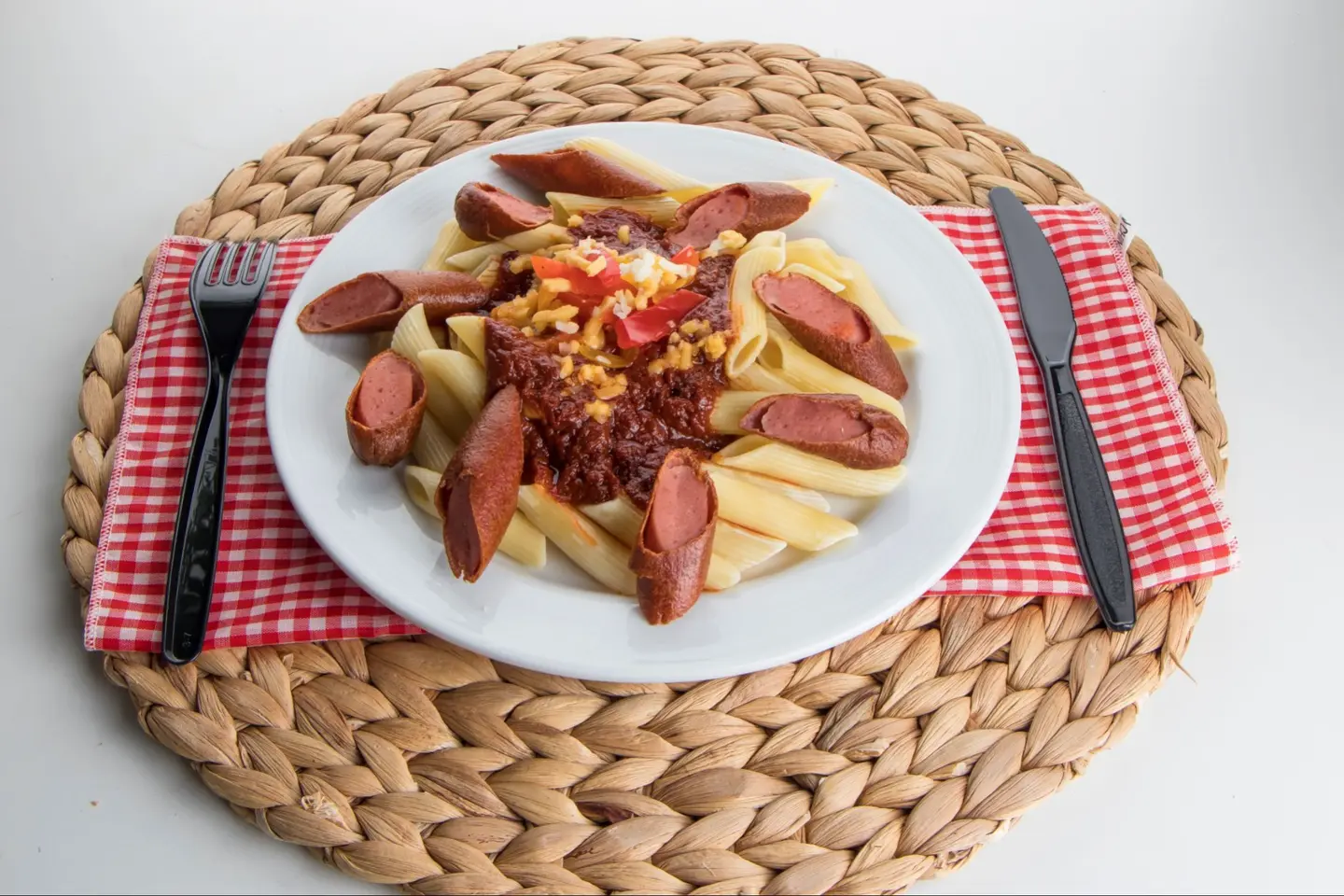 Hot Dog Pasta
