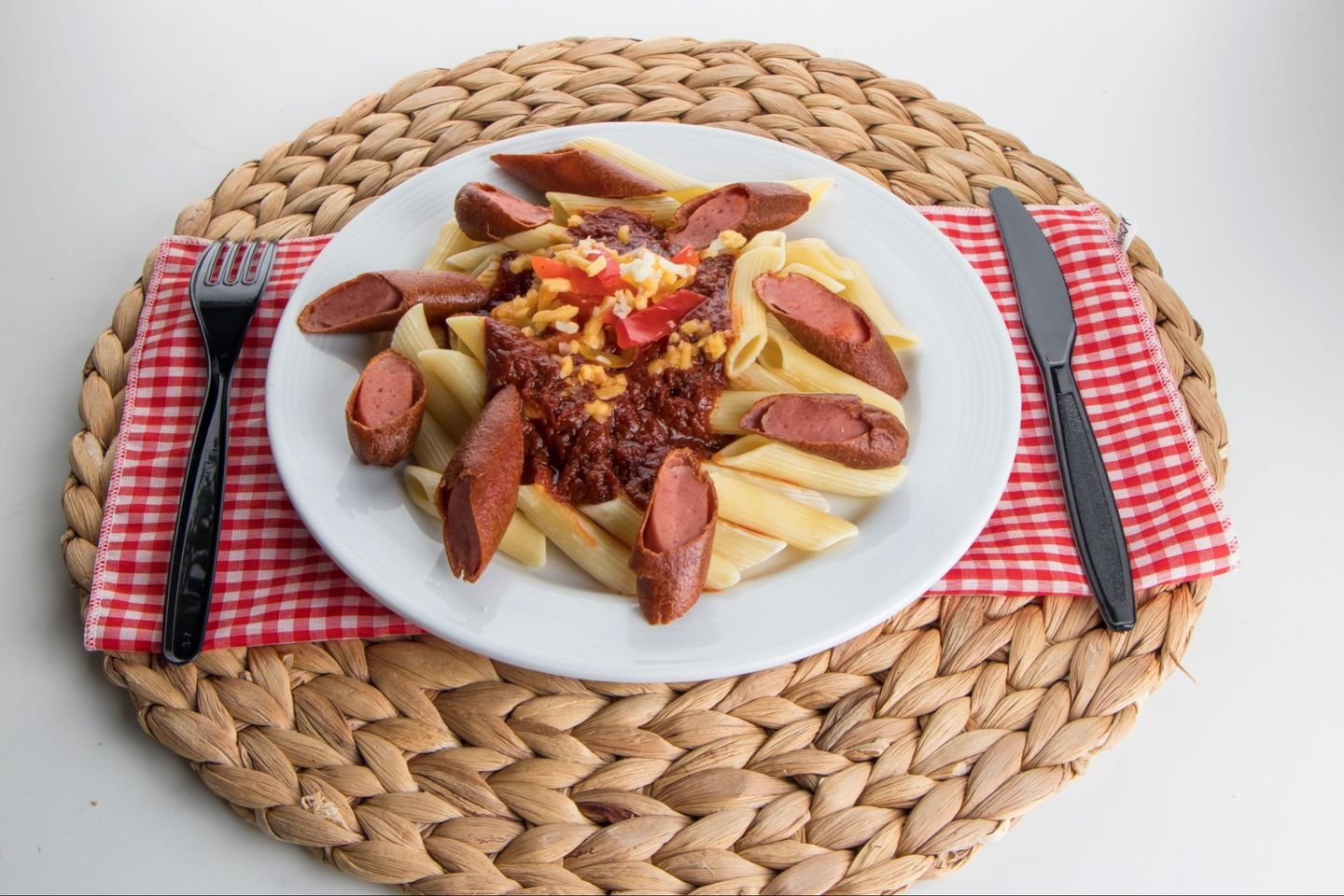 Hot Dog Pasta