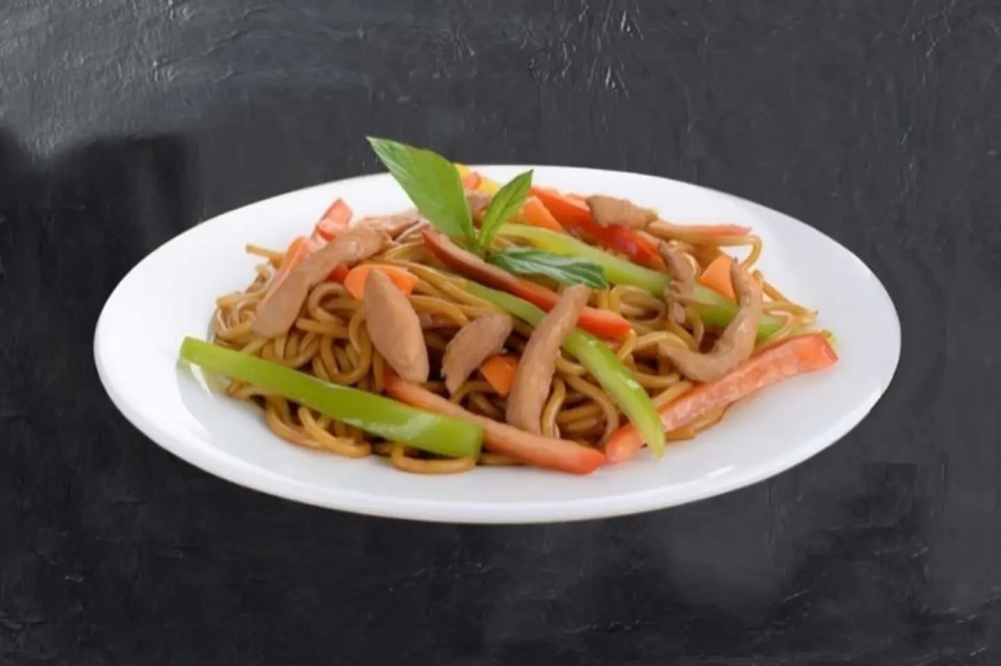 (Vegetables And Chicken With Pasta (Chinese Small