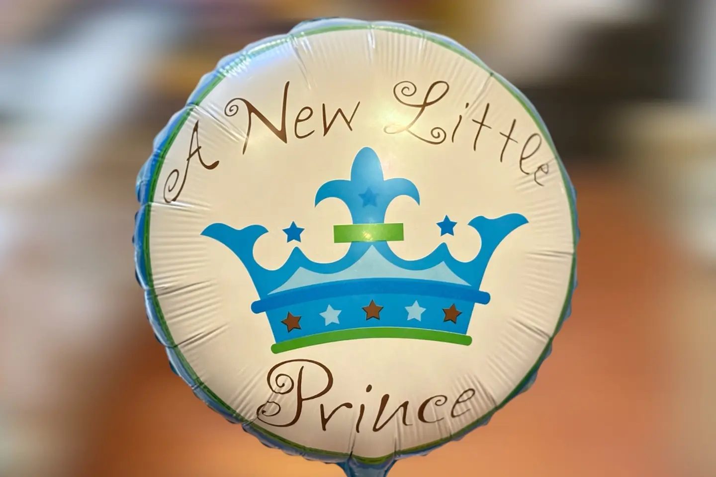 بالون مولود لون ازرق