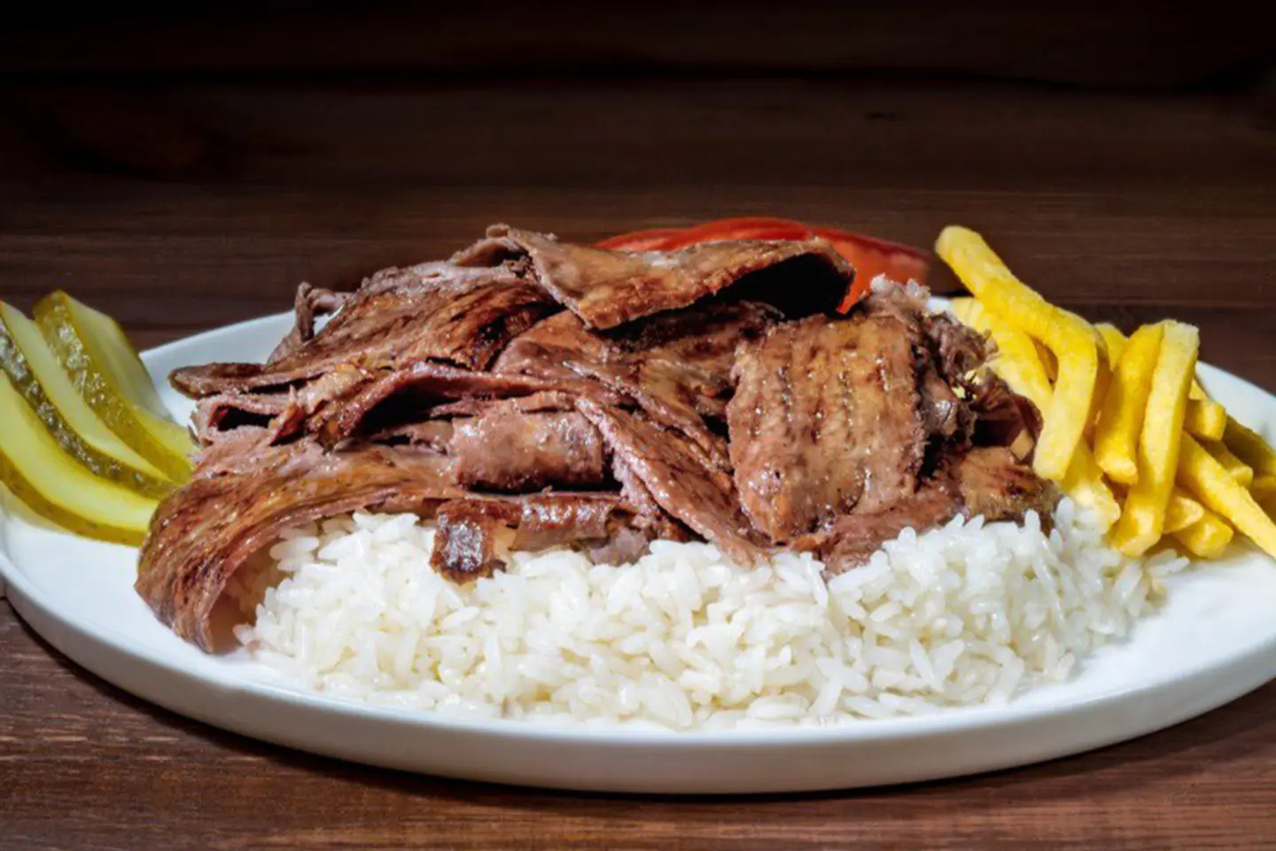 طبق دونر مع ارز