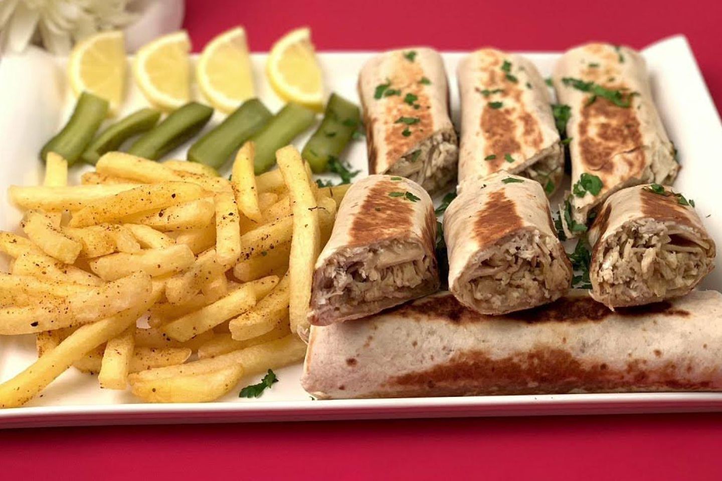 طبق دونر لحم خاص