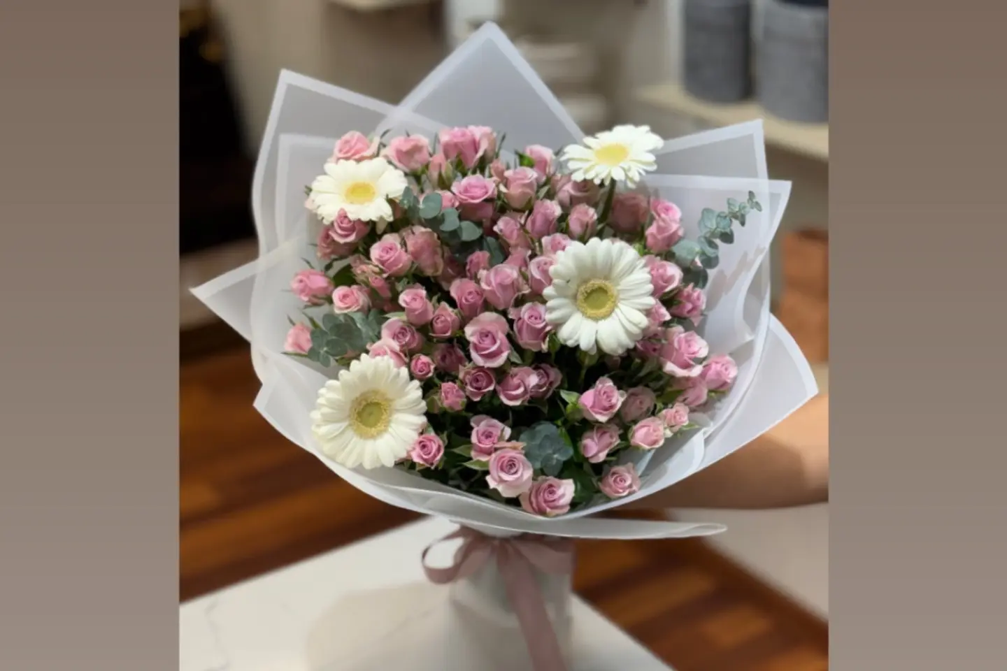 The Game Of The Move With The Gerbera