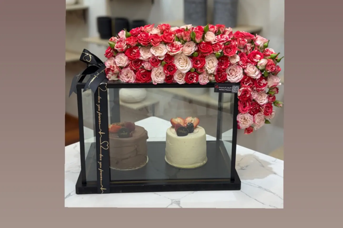 Wonderful Two Cake Box