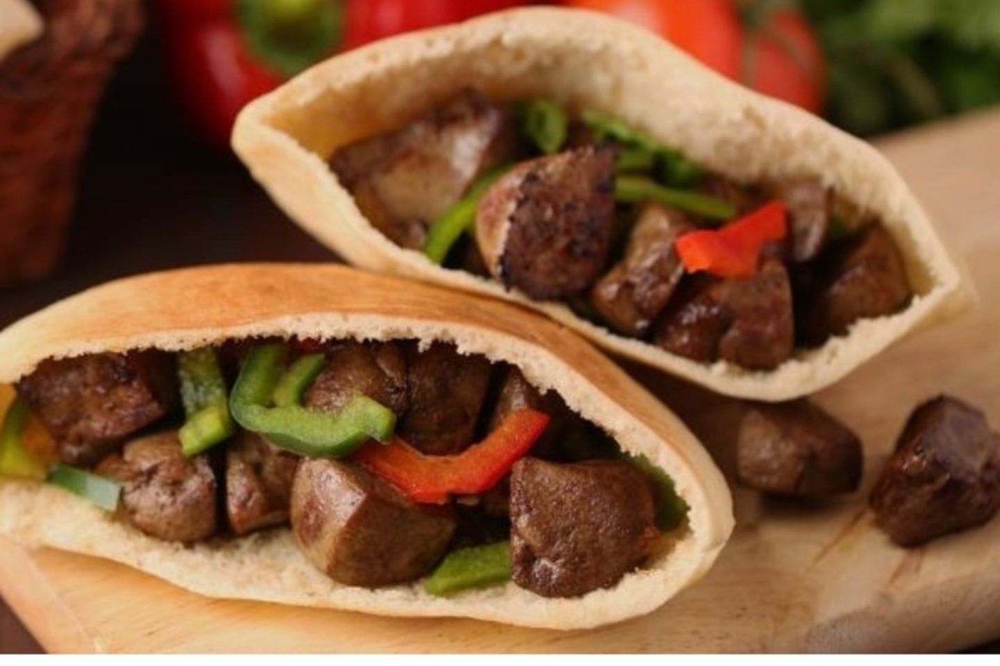 ساندوتش كبدة غنم سادة
