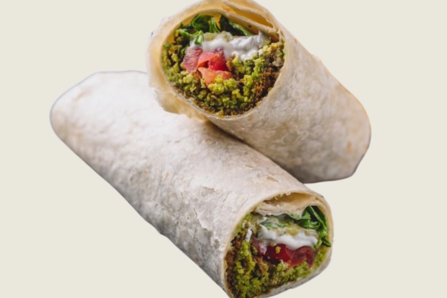 Tortilla Falafel Sandwich