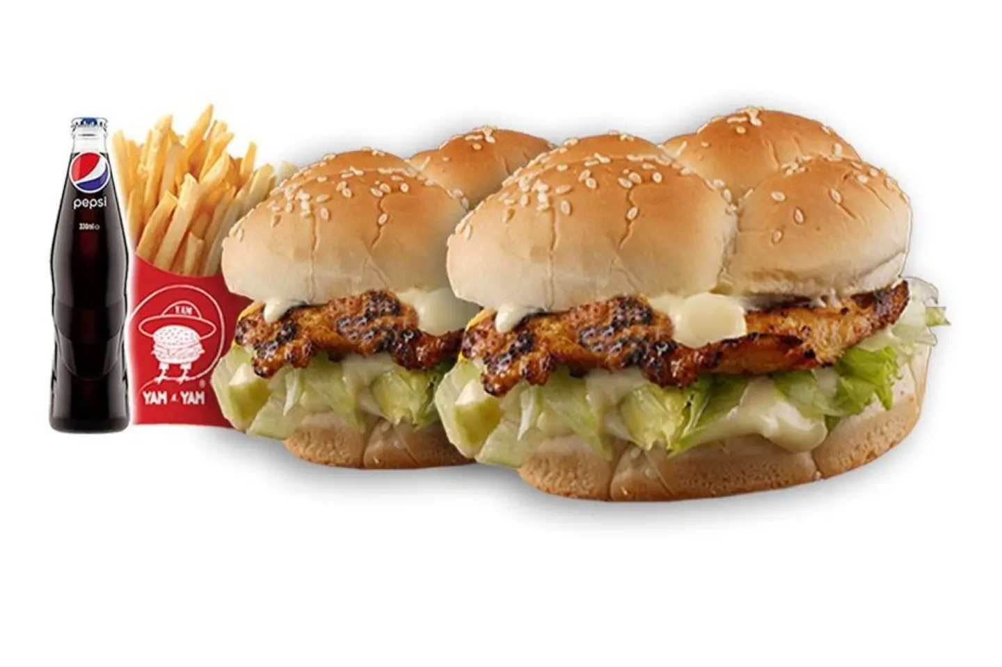 2 Grilled Chicken Burgers