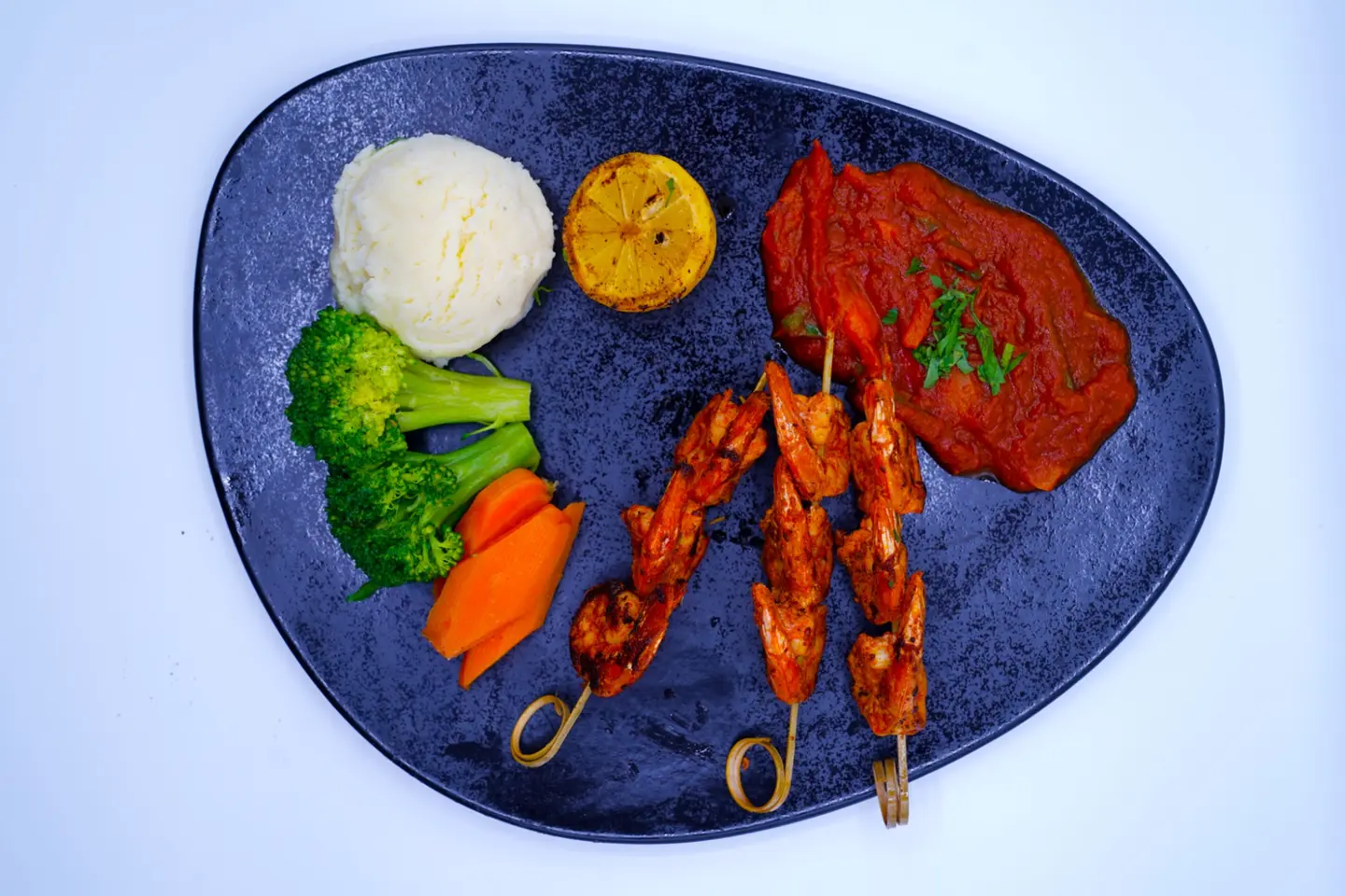 Grilled Shrimp With Mexican Sauce