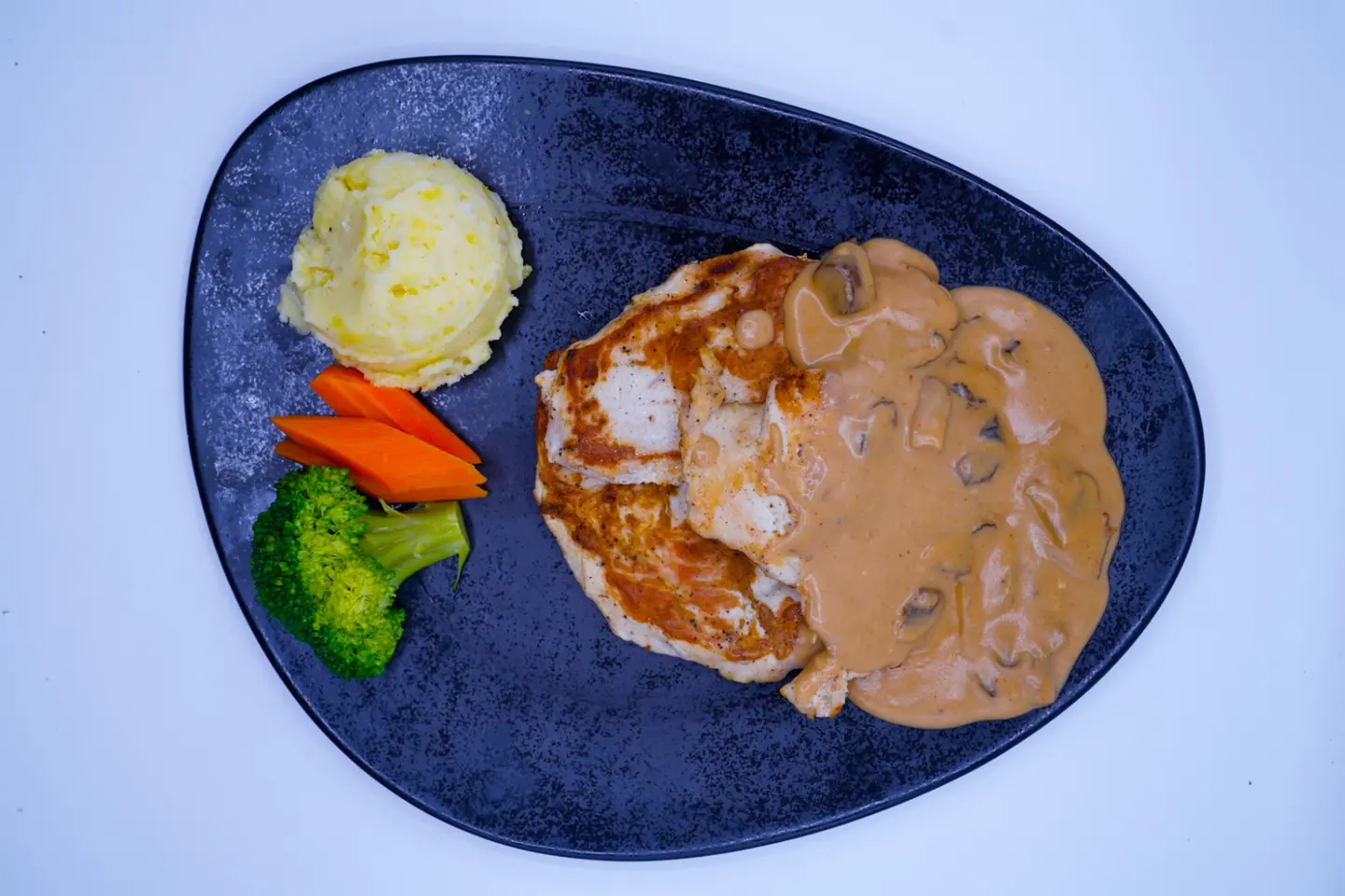 Grilled Chicken With Mushroom Sauce