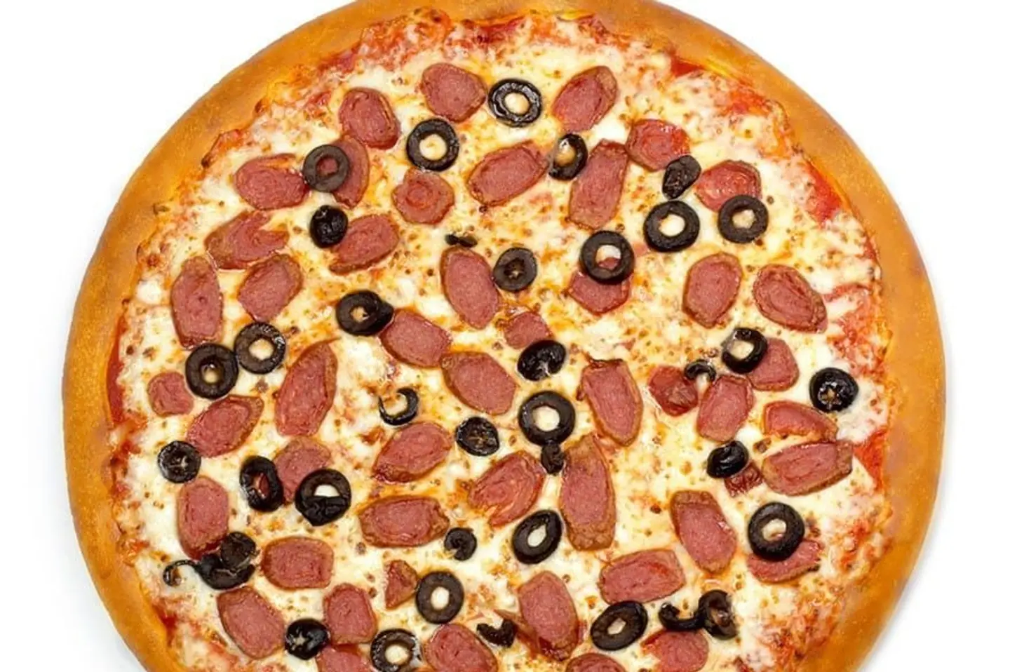 Hot Dog Pizza With Olives