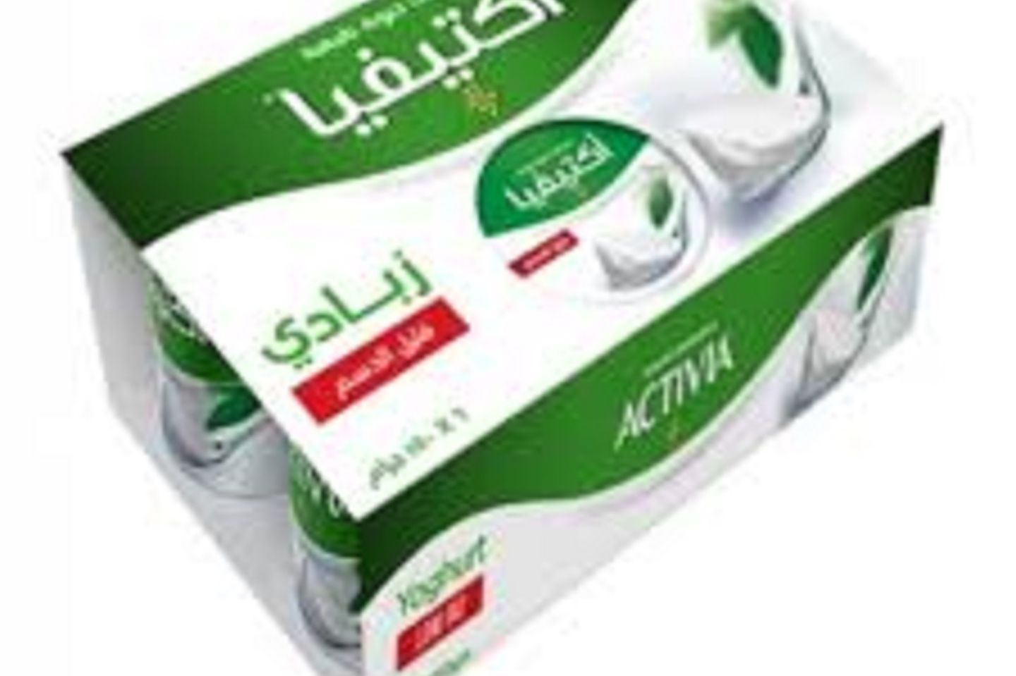 زبادي أكتيفيا طازج قليل الدسم ١٧٠جم٦حبات