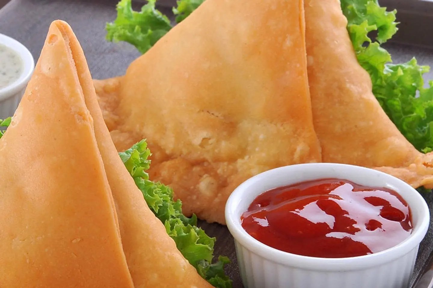 Veg Samosa 3pcs With Coffee