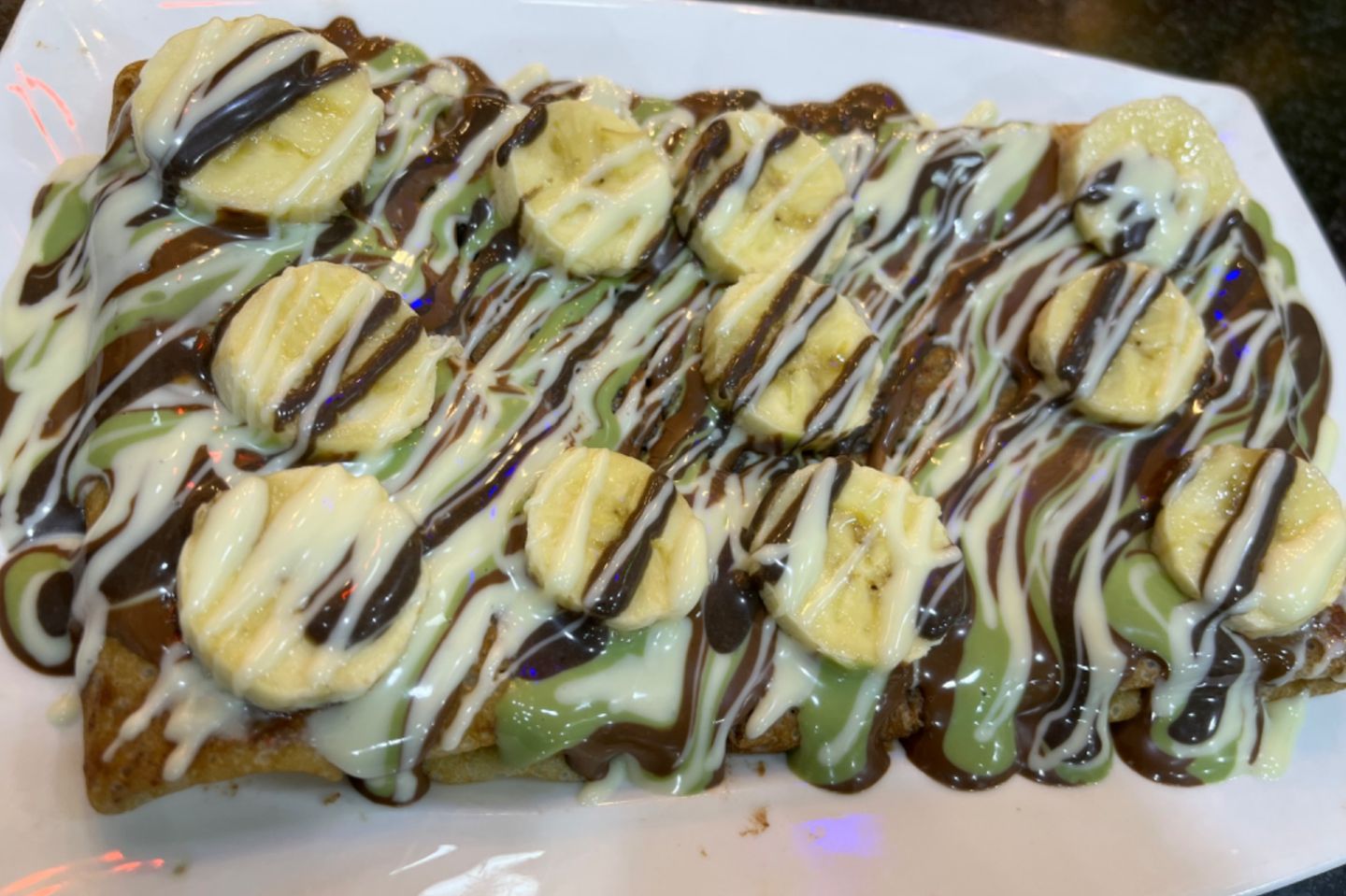 Crepe With Banana Mix Sauce