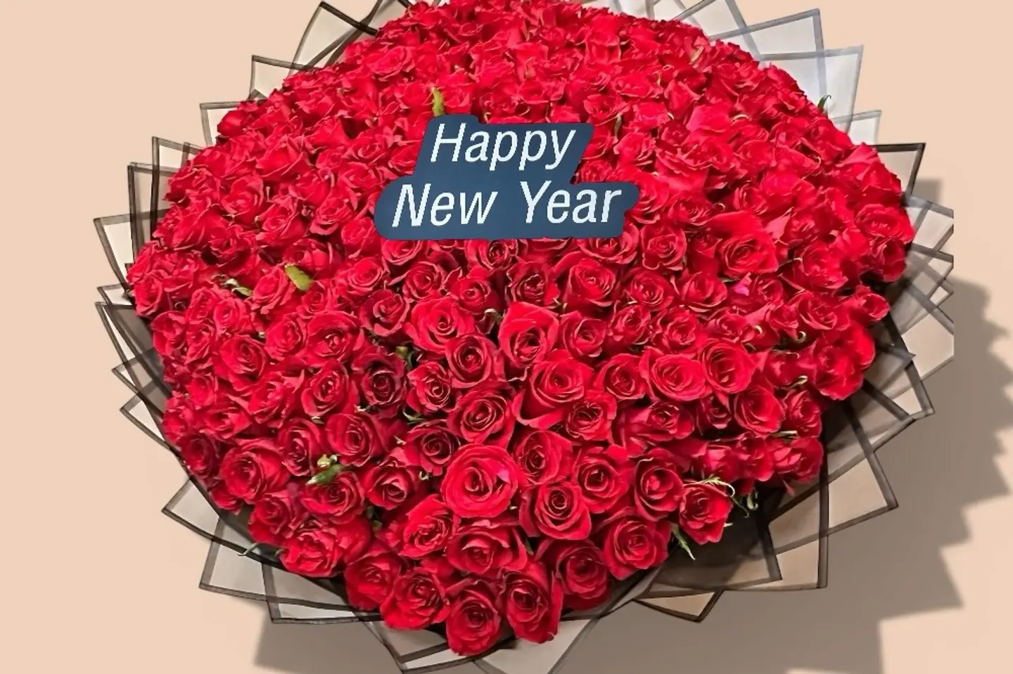 باقة راس السنه الاحمر