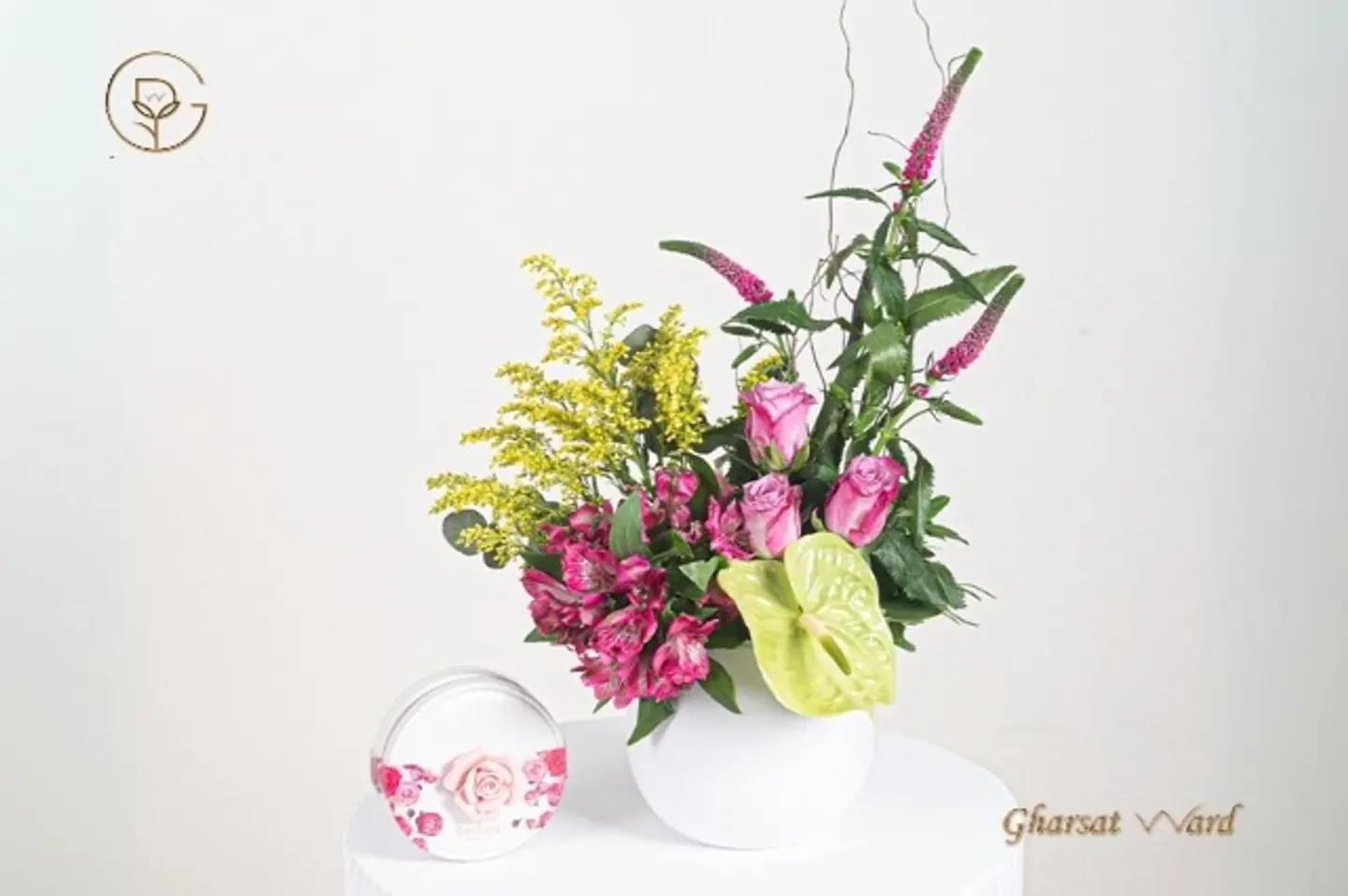 شوكولاتة مع ورد 02