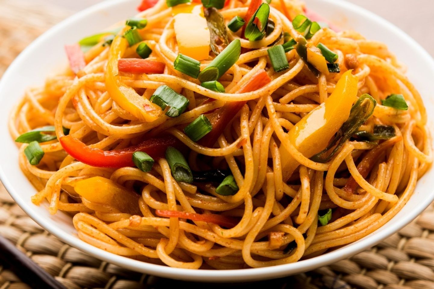 Chicken Noodles With Kinza
