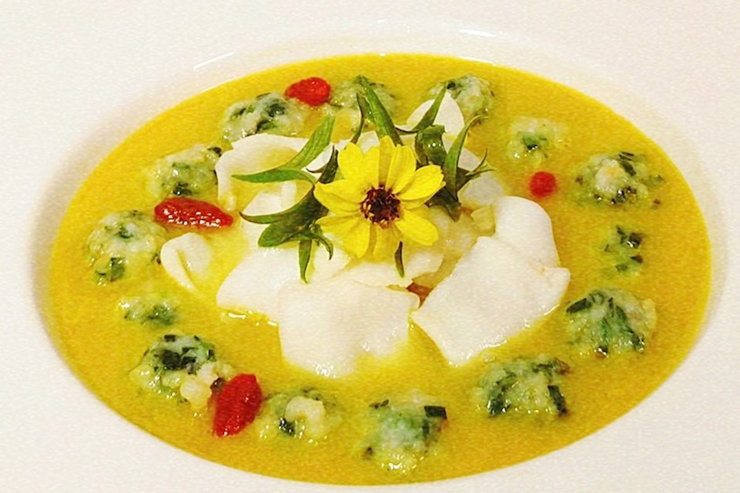F7 Golden Broth Seafood Balls