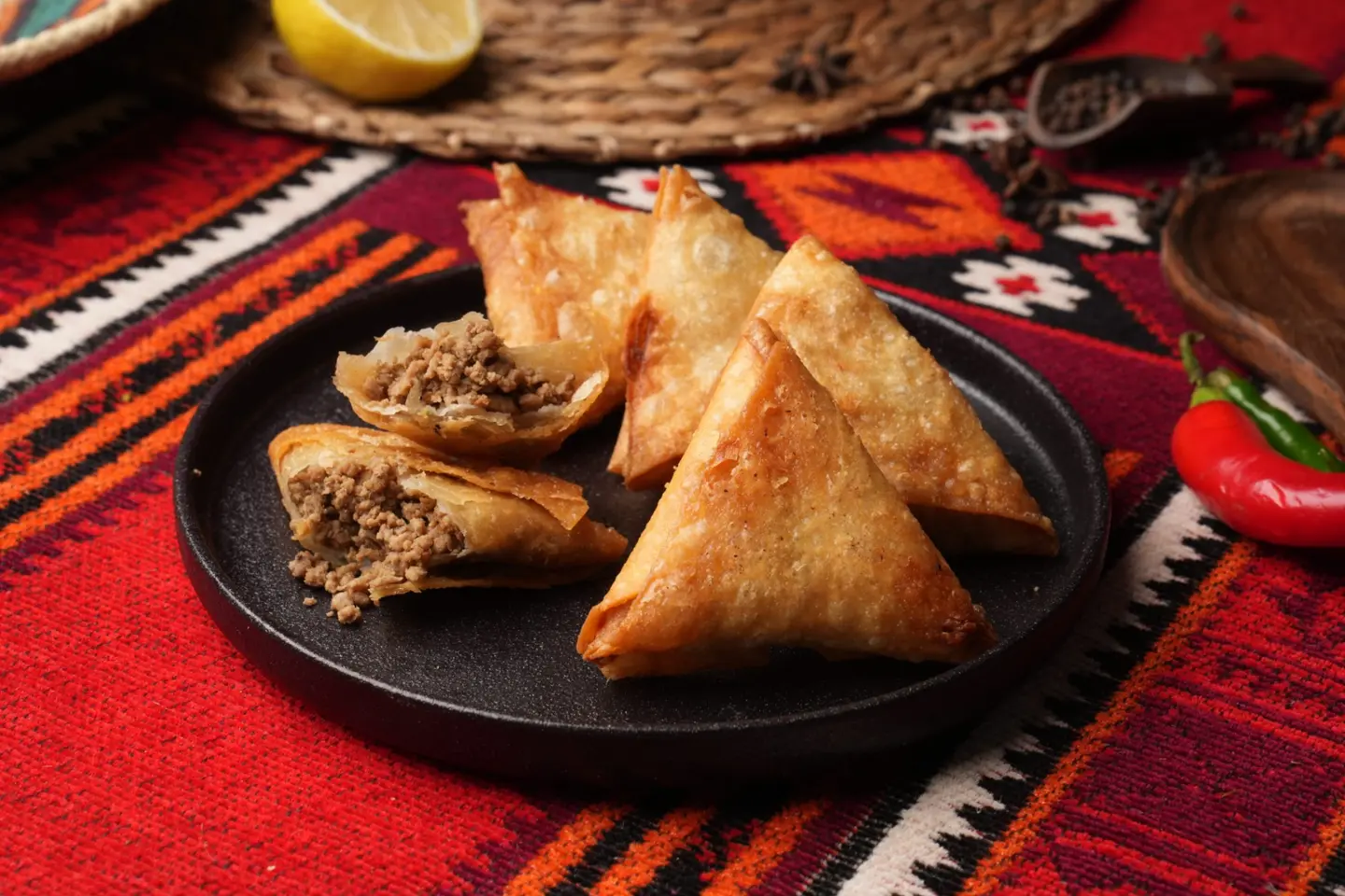 سمبوسة لحم