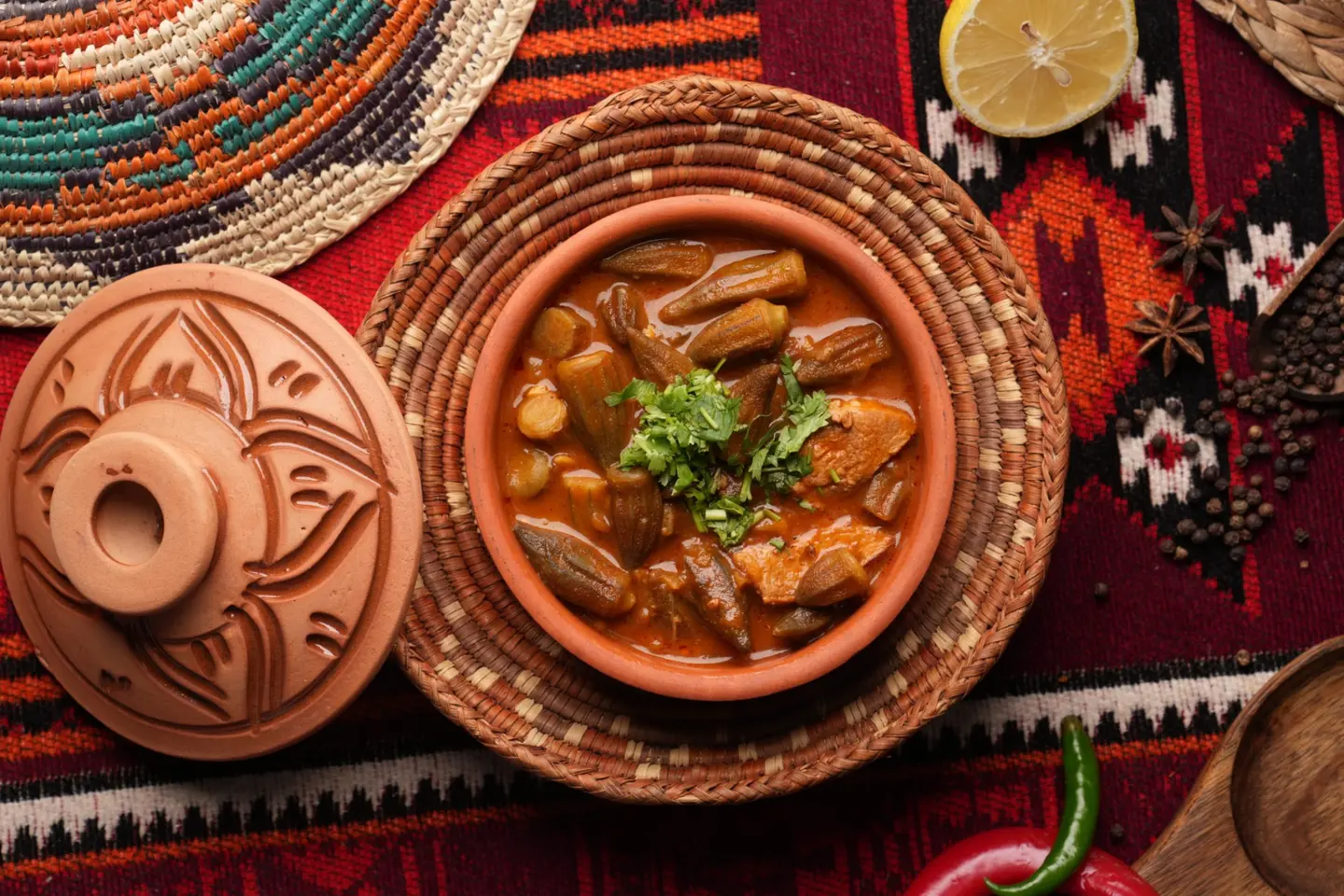 إيدام بامية باللحم