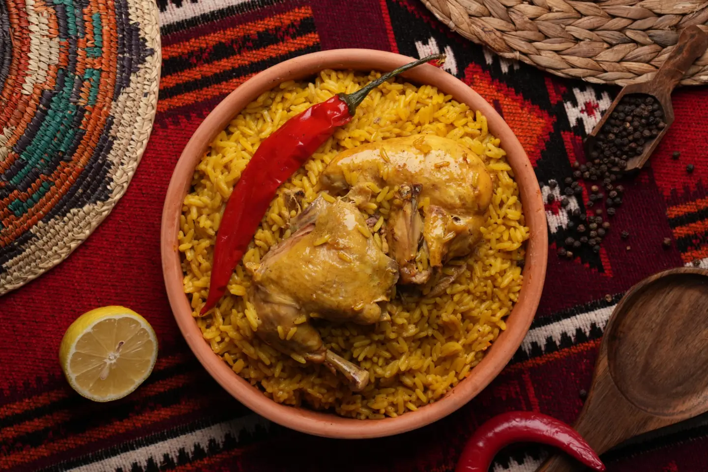 نصف حبه مضغوط دجاج ذهب السدرة