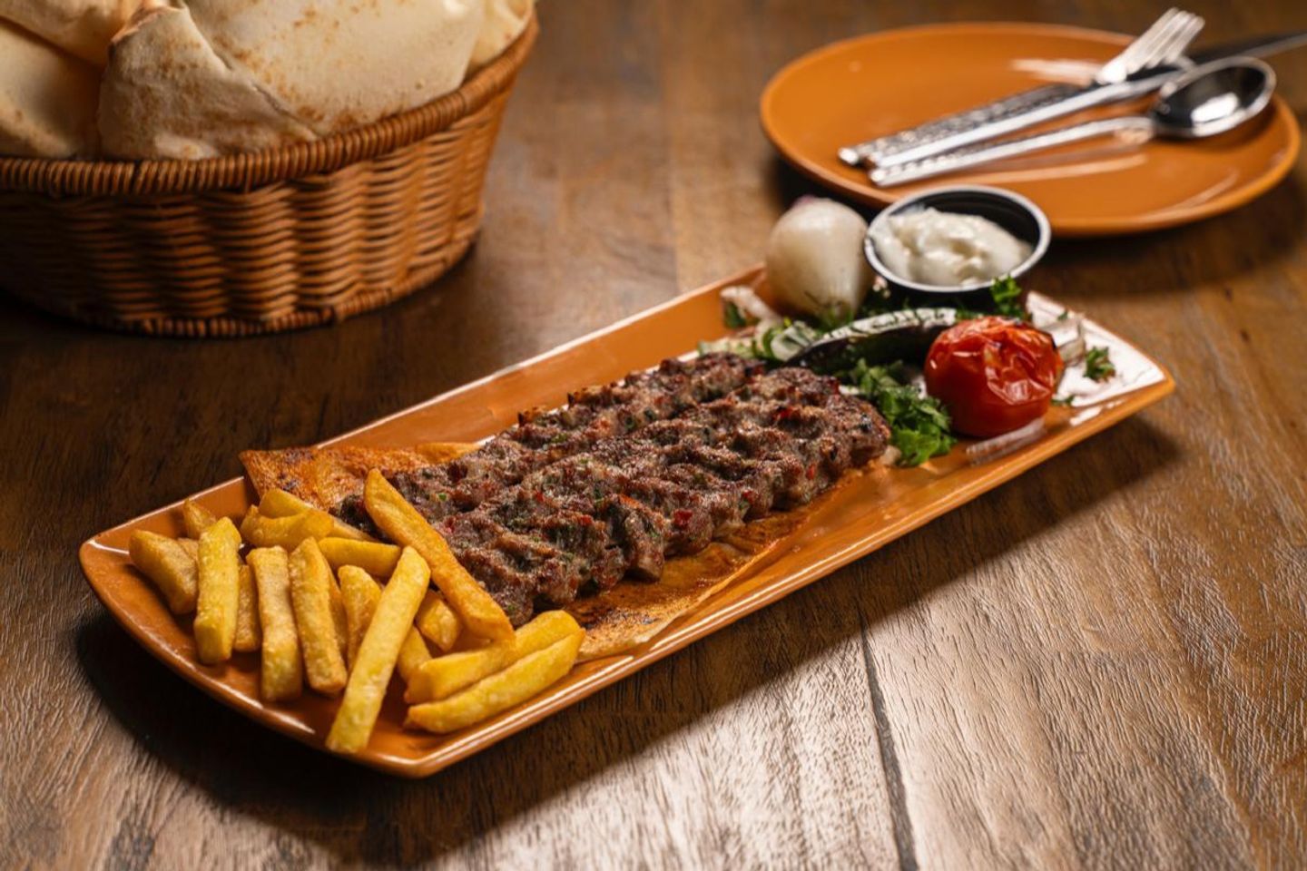 صحن كباب لحم