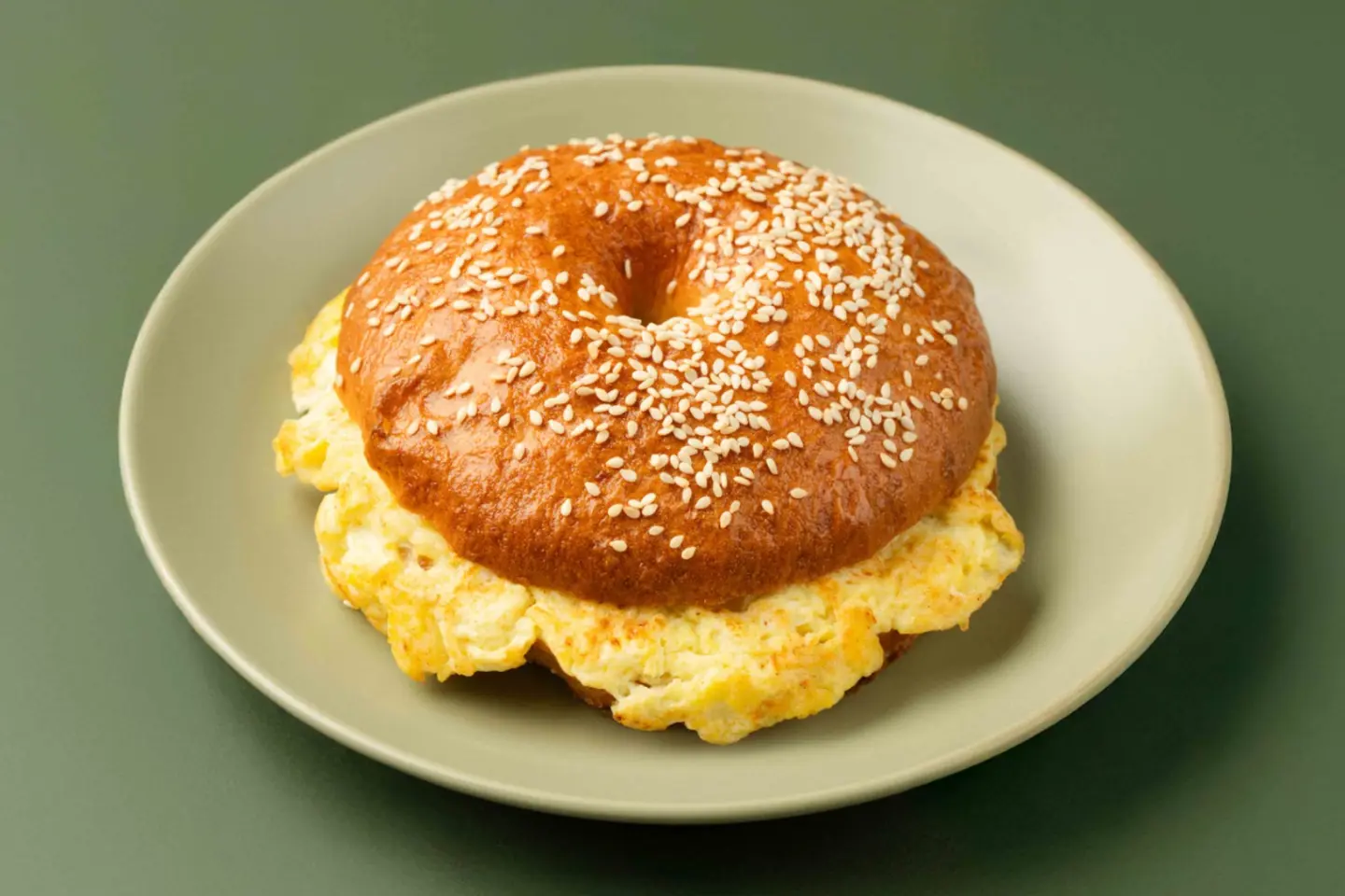 Bagel Egg Garlic Toasted