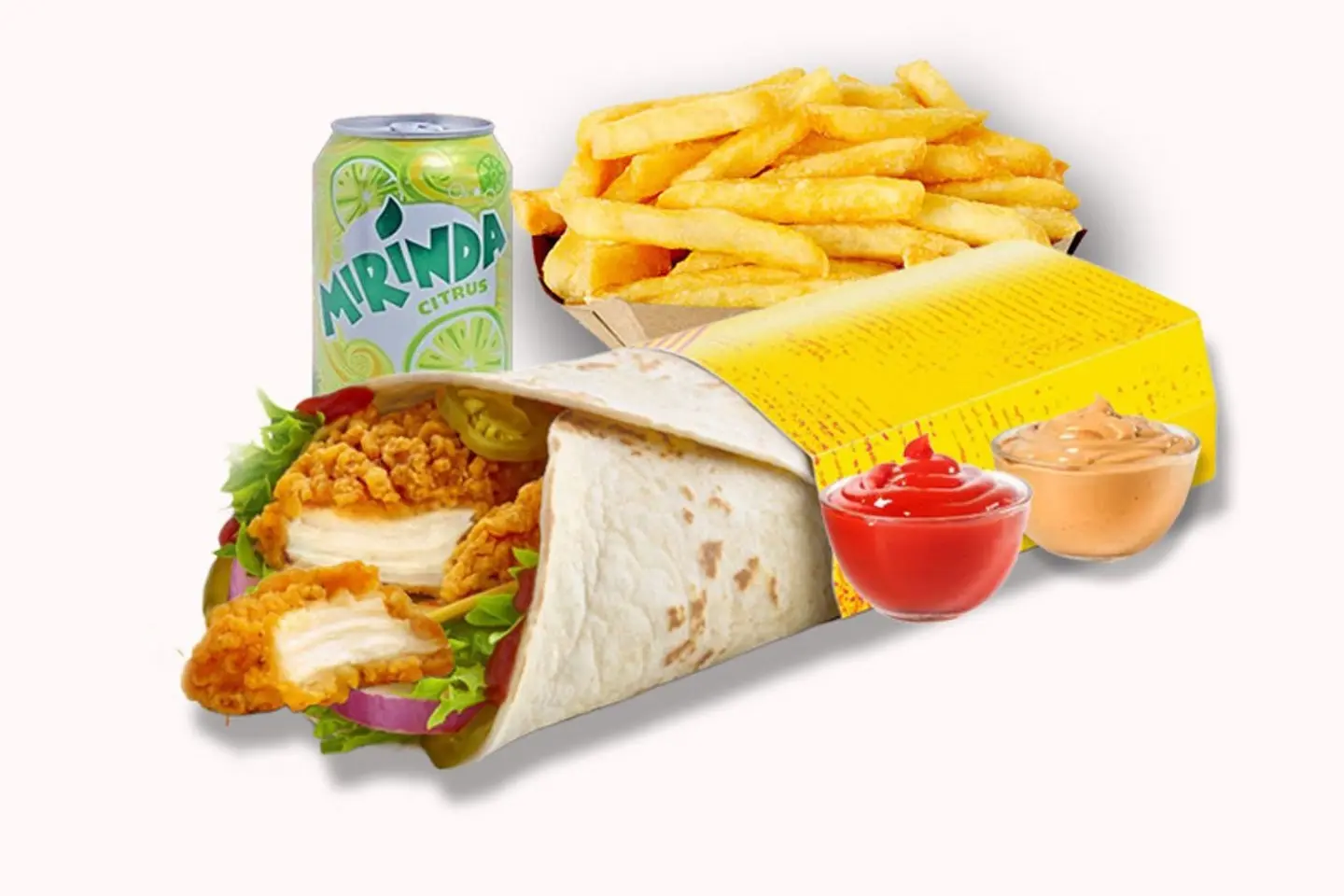 Arabic Zinger Meal - Regular