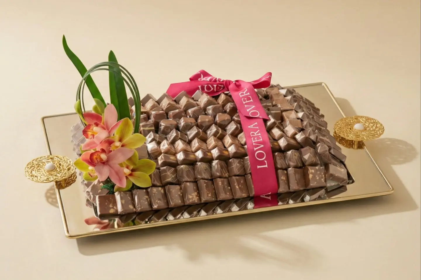 صينية مستطيل كبير شفاف