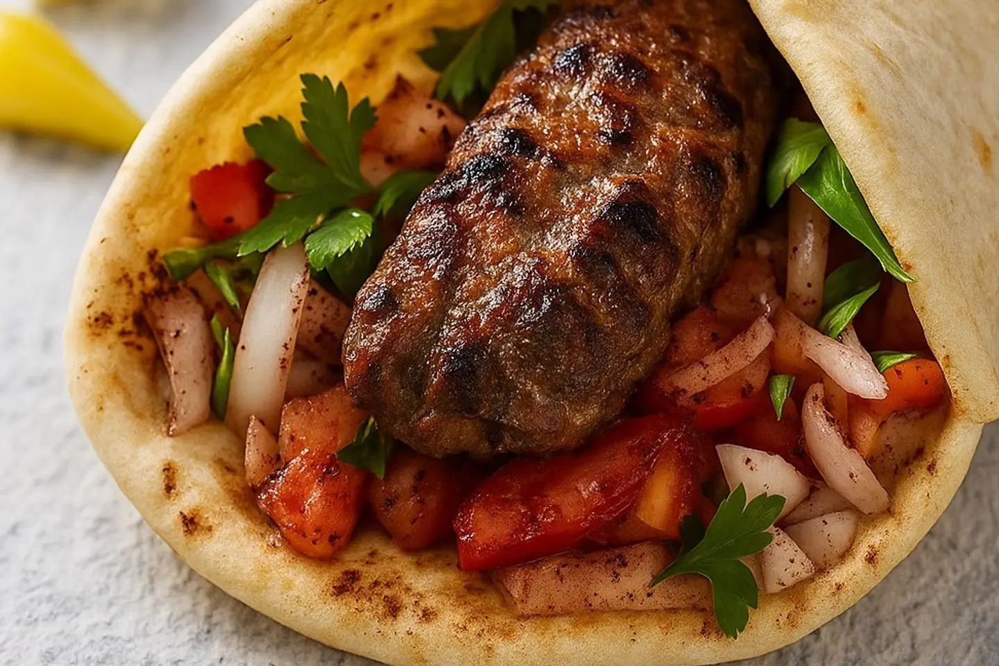 Grated Meat Sandwich