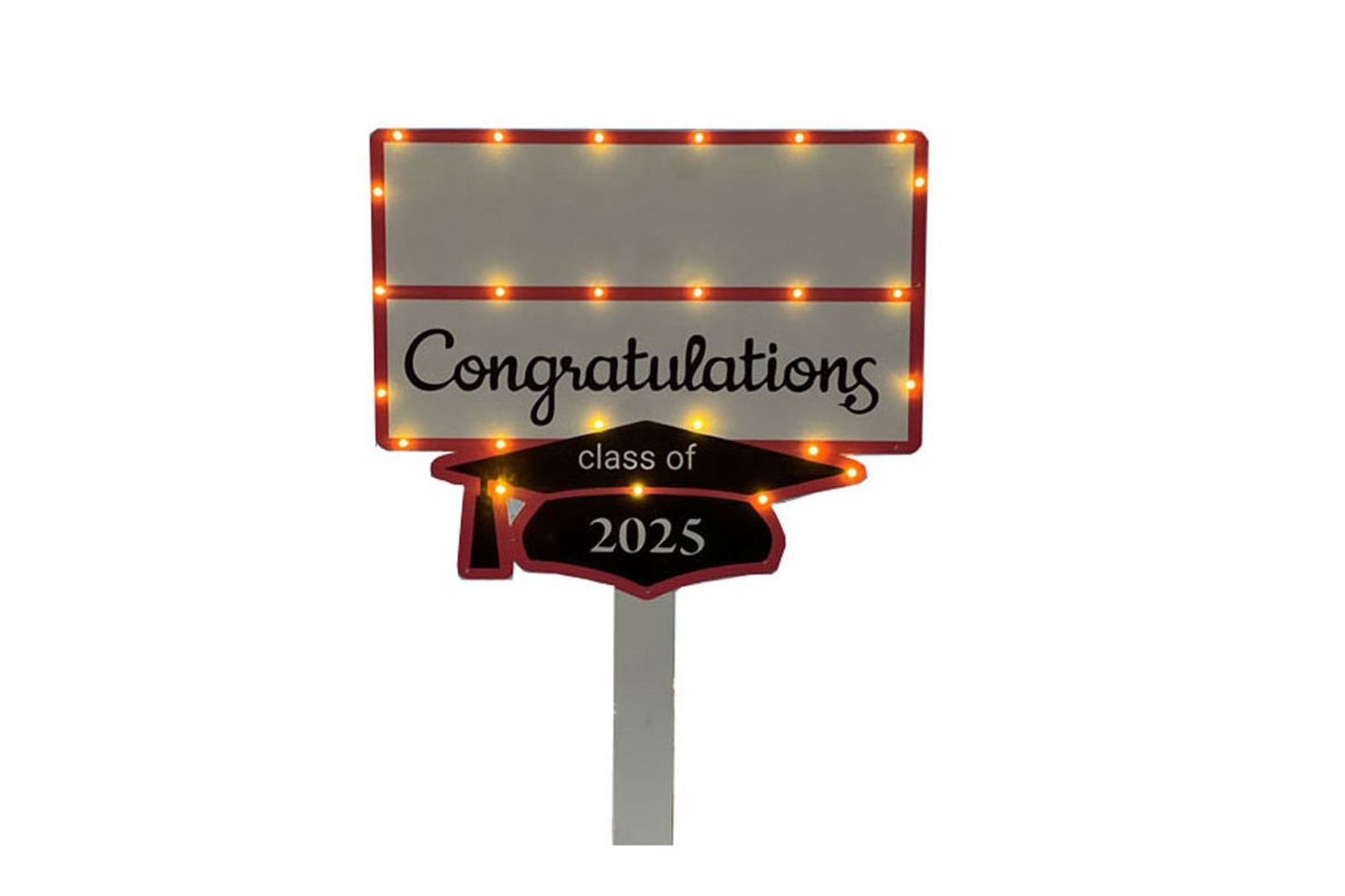 Graduation Sign Board With Lights