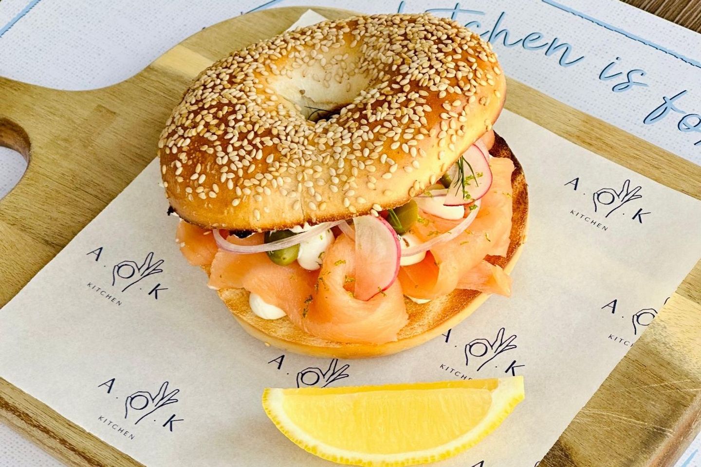 Smoked Salmon Bagel