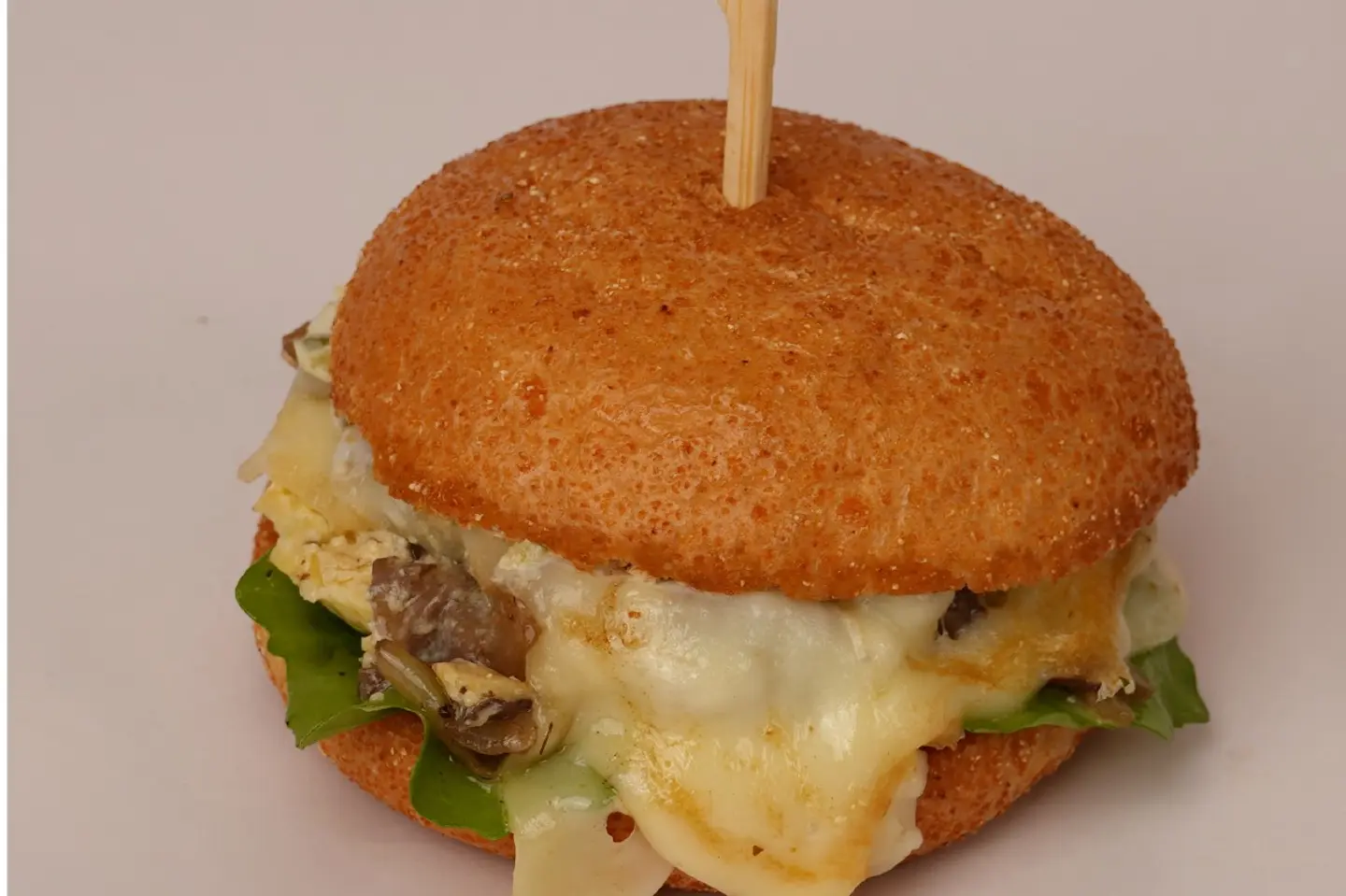 Egg And Mushroom Muffin