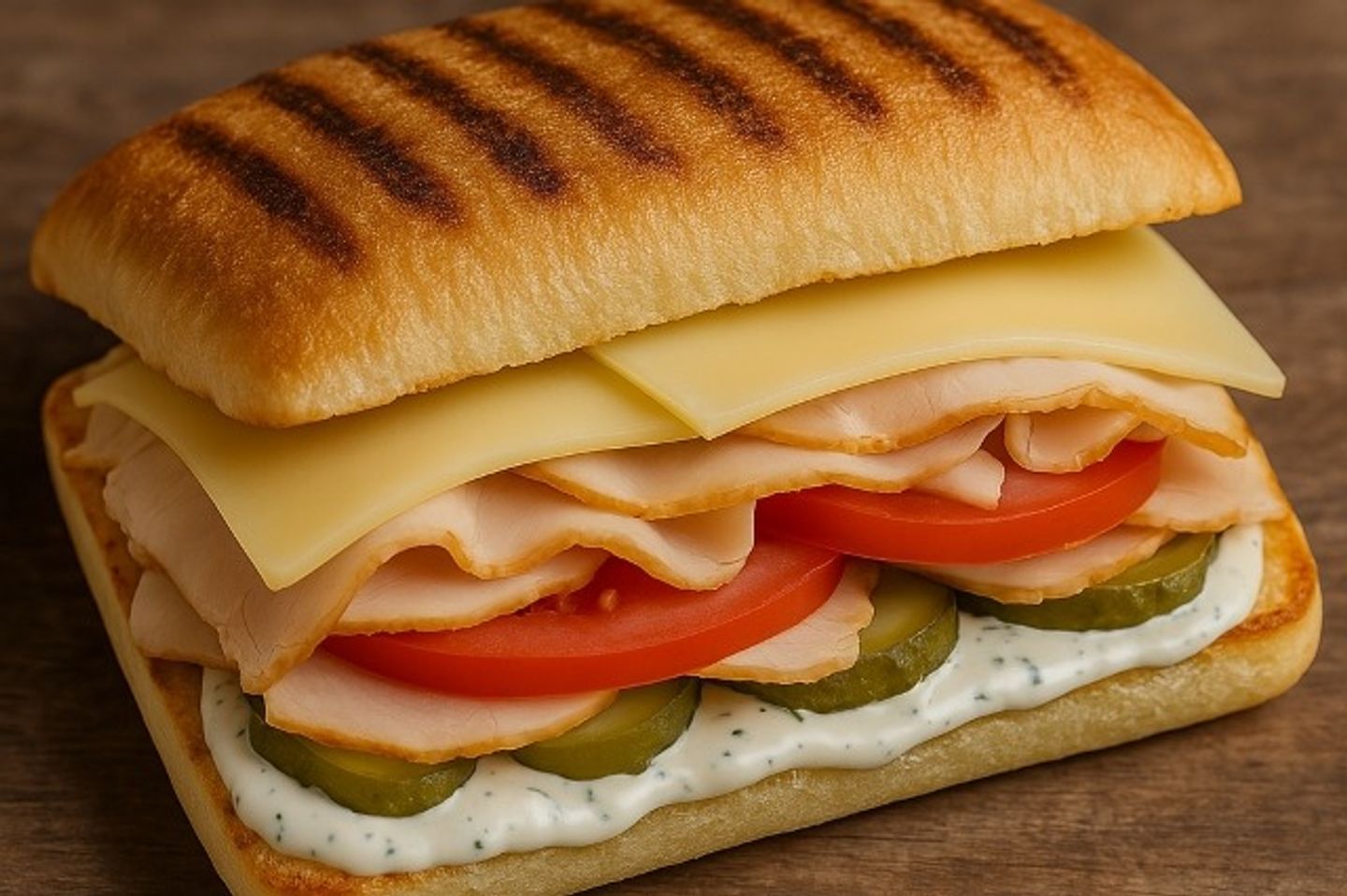 Turkey 3 Cheese Sandwich