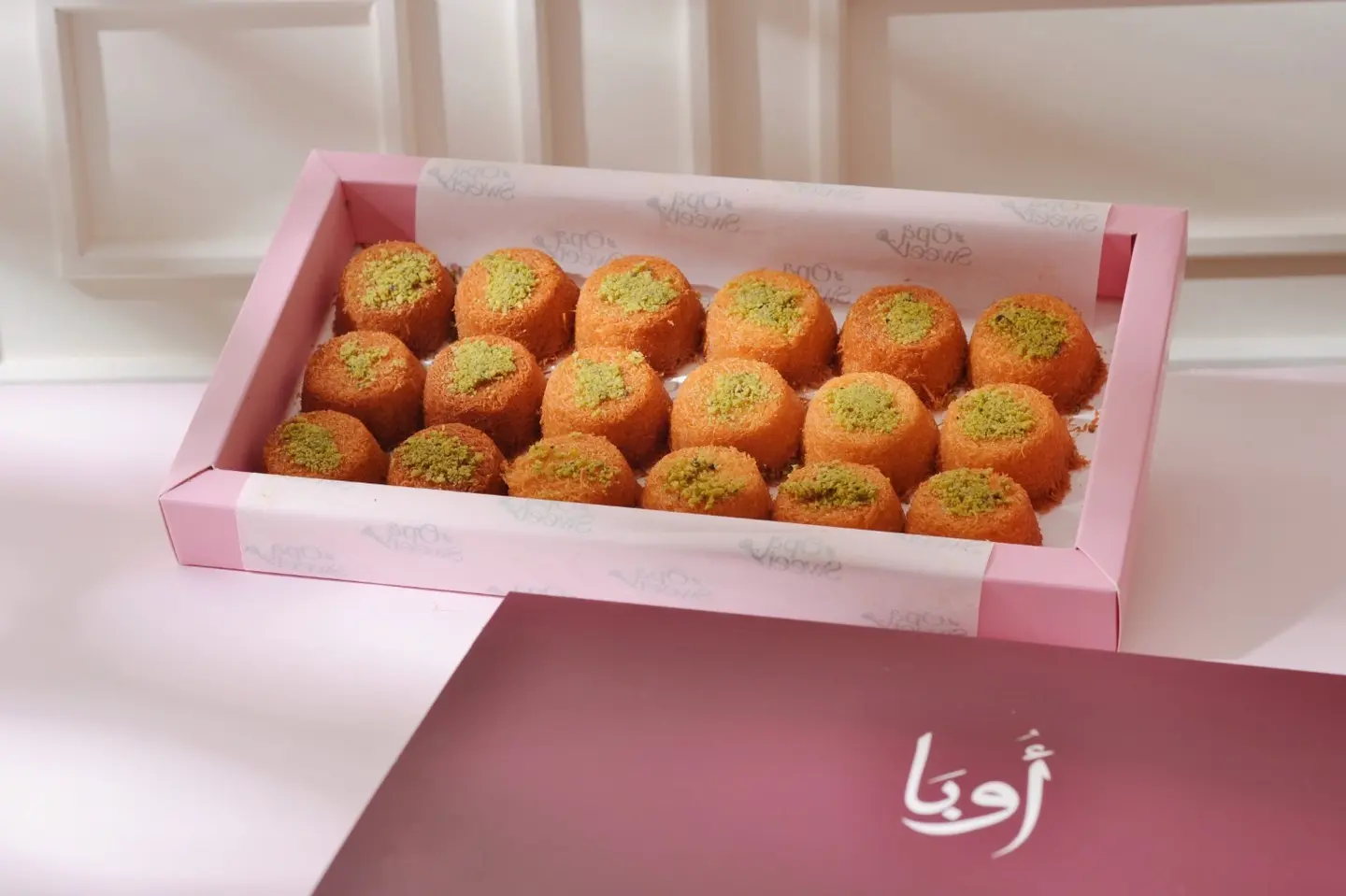 ميني كنافه بالجبن صغير 10 قطعه