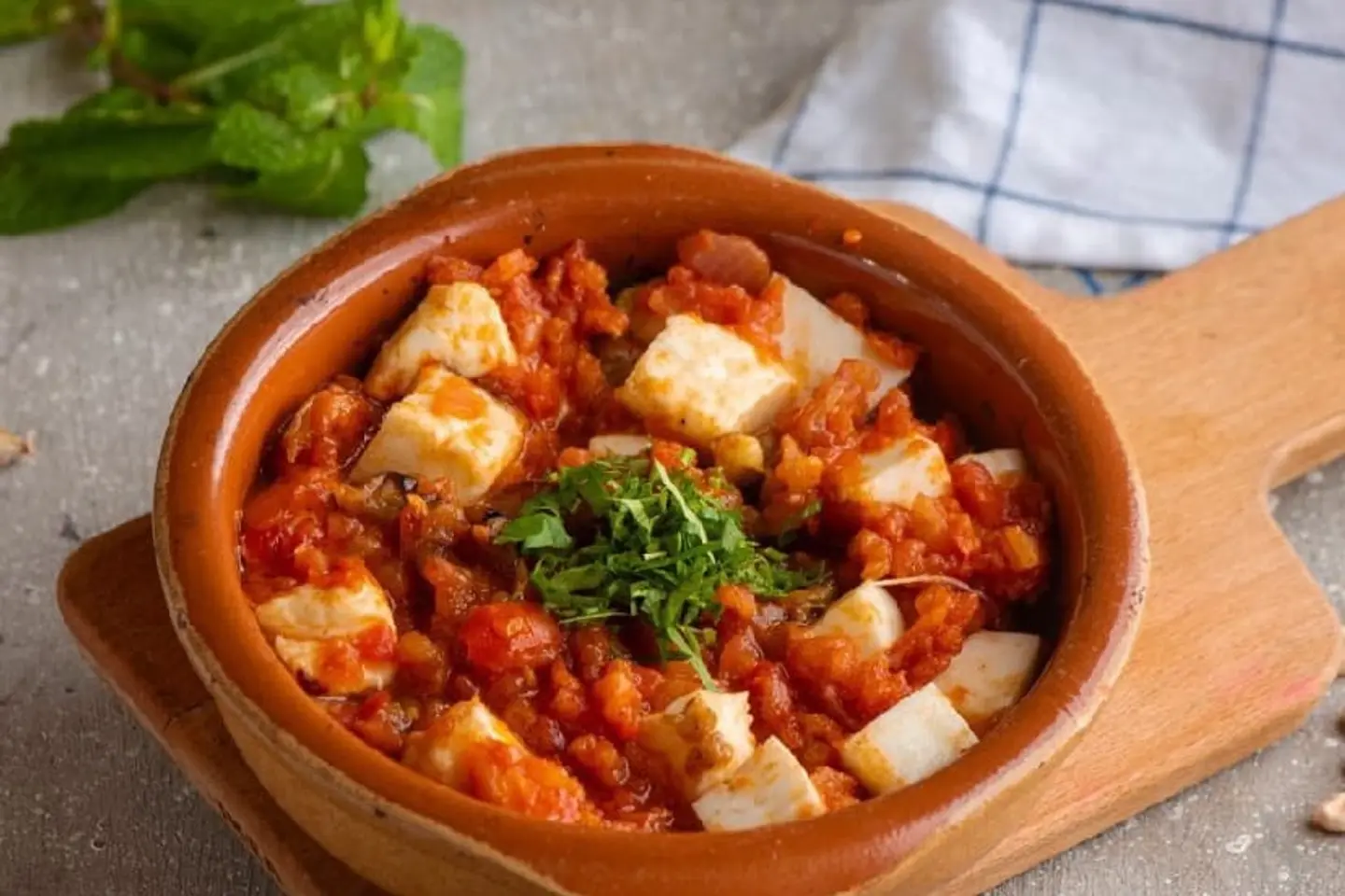 Sautéed Halloumi With Eggplant