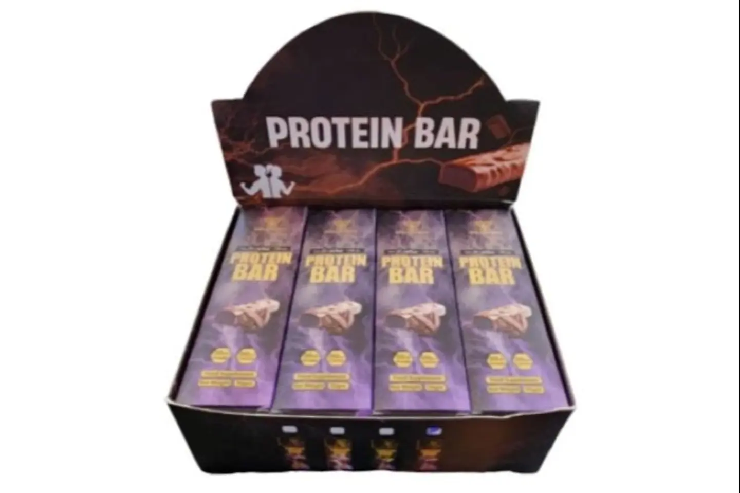 Chocolate Protein Bar Contains 12 Bars