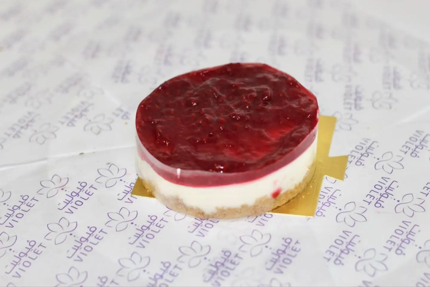 Red Berry Cheesecake Slice