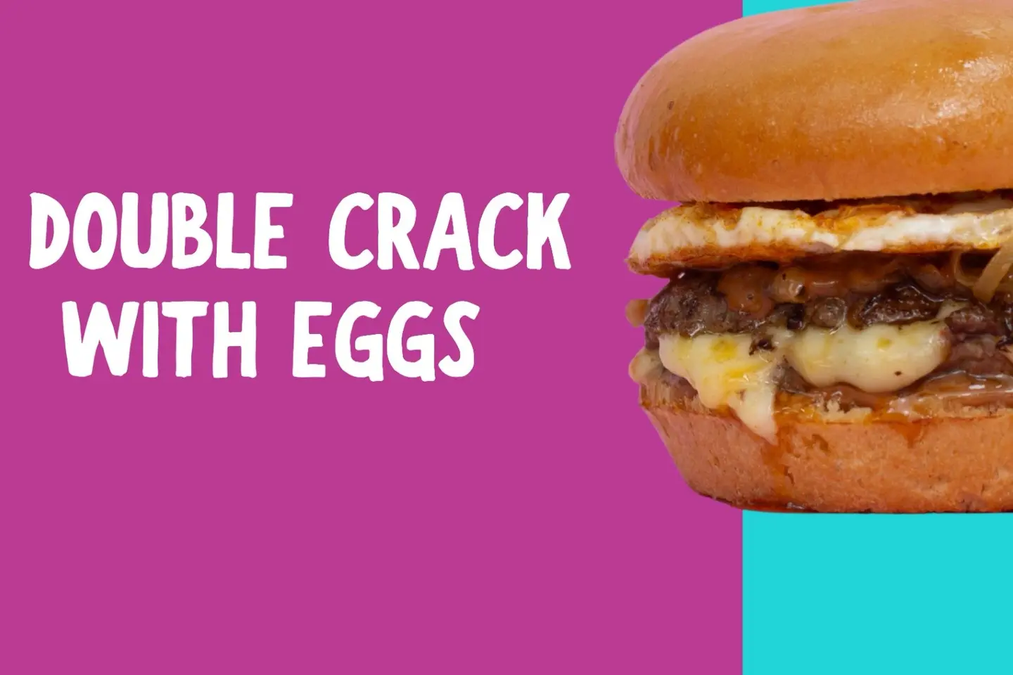 دبل كراك مع بيض