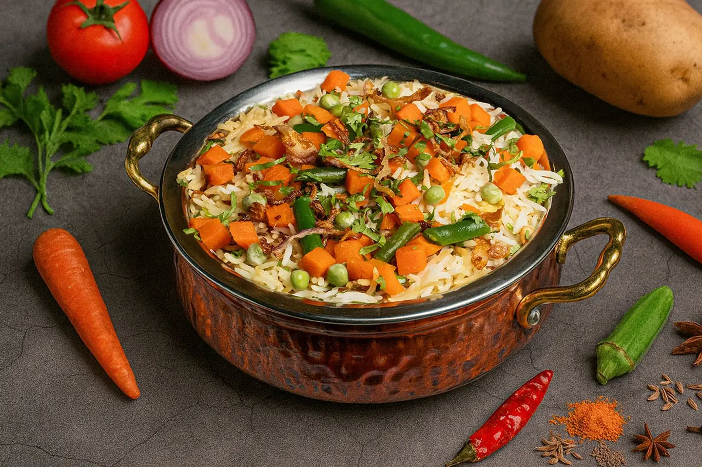 برياني خضار