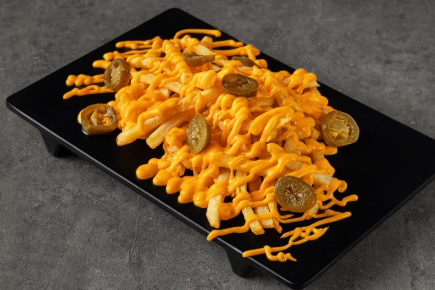 Fries Dish With Cheddar