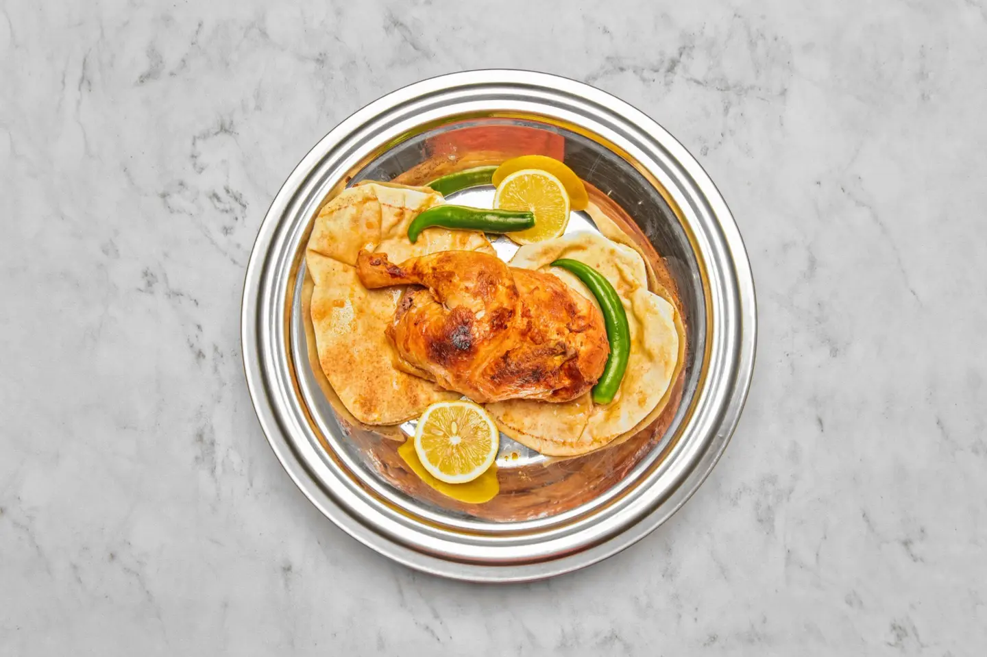 نص حبة دجاجه سادة