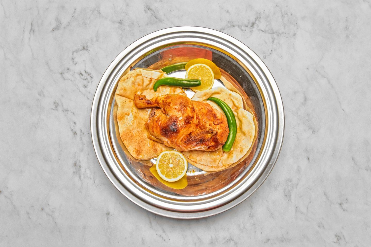 نص حبة دجاجه سادة